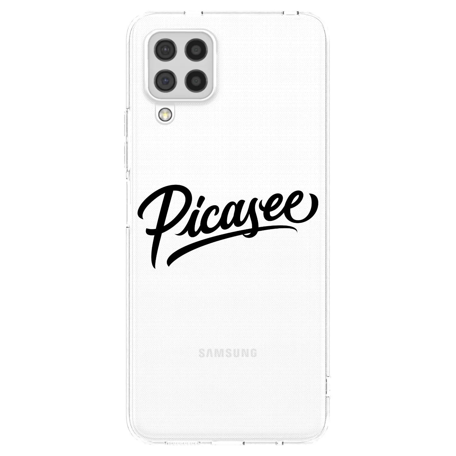 Picasee διαφανής θήκη σιλικόνης Samsung Galaxy A22 A225F 4G - Picasee - old logo - black