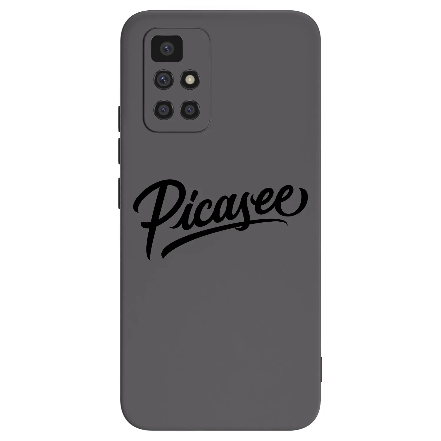 Picasee Μαύρη θήκη σιλικόνης για Xiaomi Redmi 10 - Picasee - old logo - black