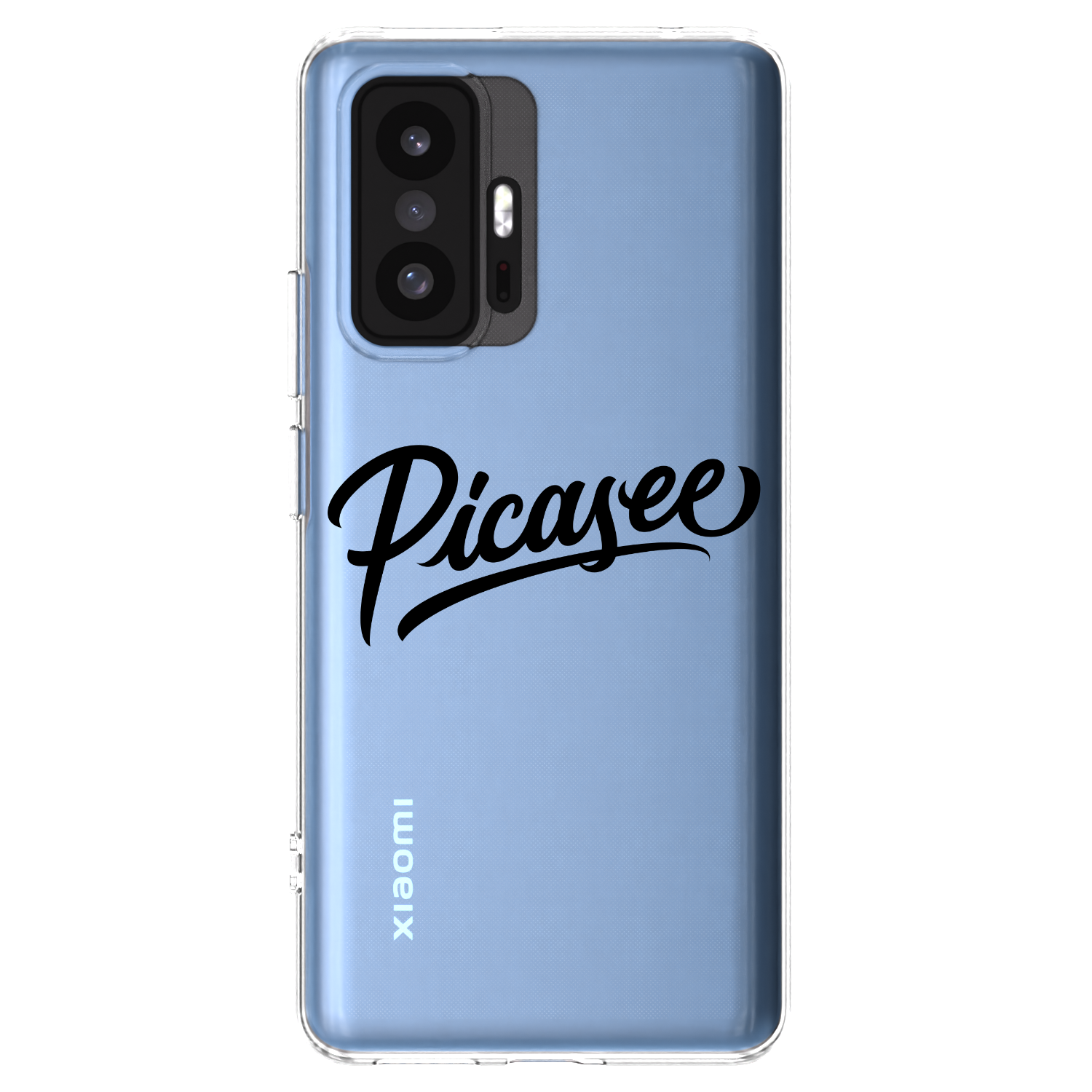 Picasee διαφανής θήκη σιλικόνης Xiaomi 11T Pro - Picasee - old logo - black