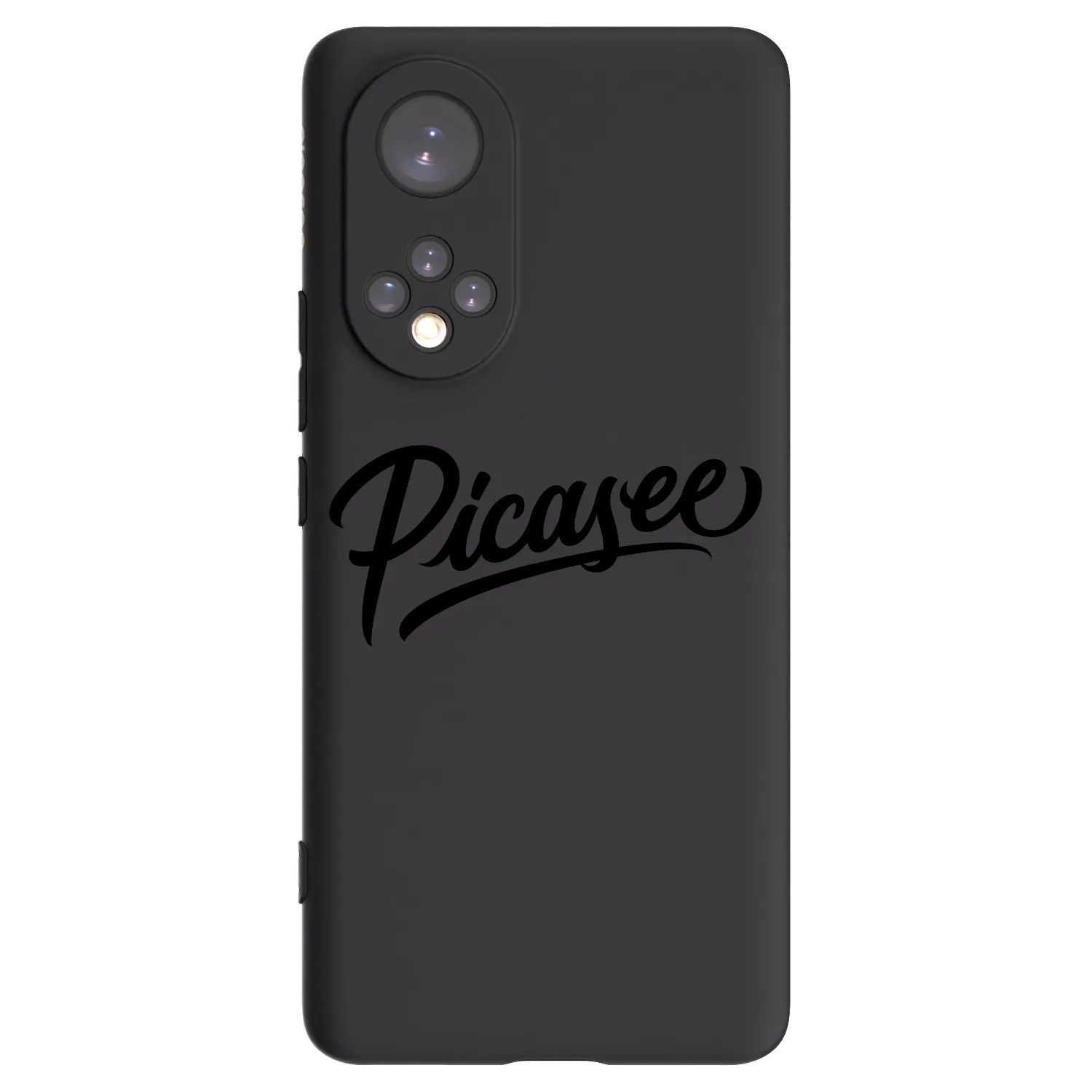 Picasee Μαύρη θήκη σιλικόνης για Honor 50 5G - Picasee - old logo - black