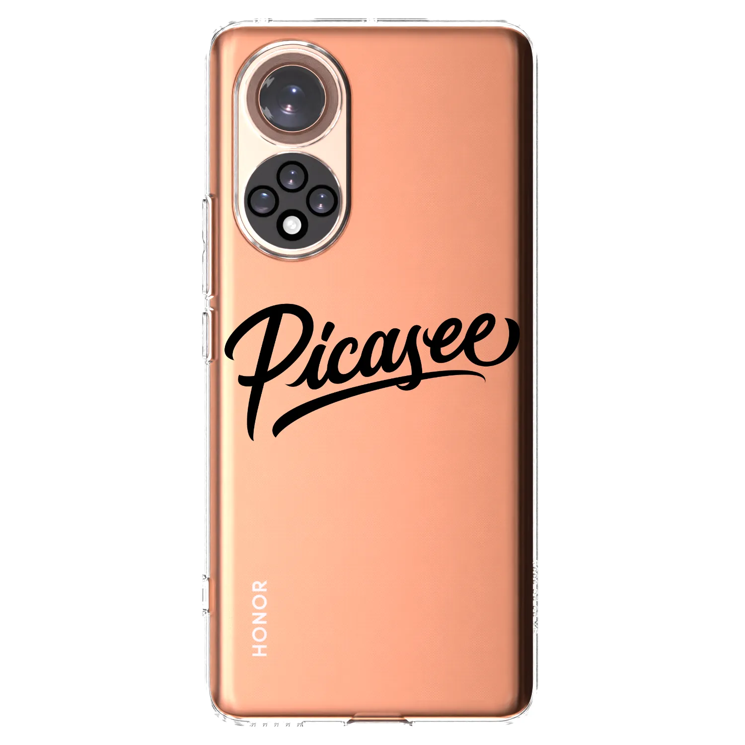 Picasee διαφανής θήκη σιλικόνης Honor 50 5G - Picasee - old logo - black