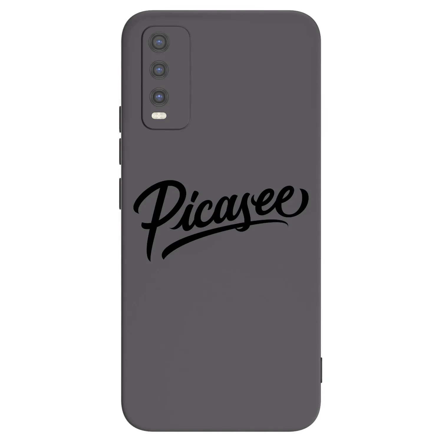 Picasee Μαύρη θήκη σιλικόνης για Vivo Y20s - Picasee - old logo - black