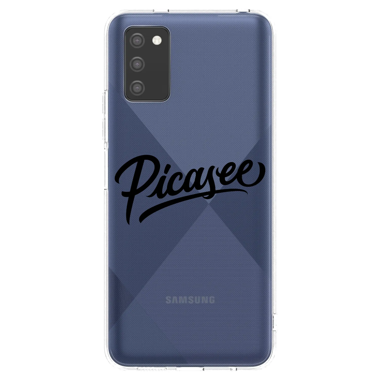 Picasee διαφανής θήκη σιλικόνης Samsung Galaxy A03s A037G - Picasee - old logo - black