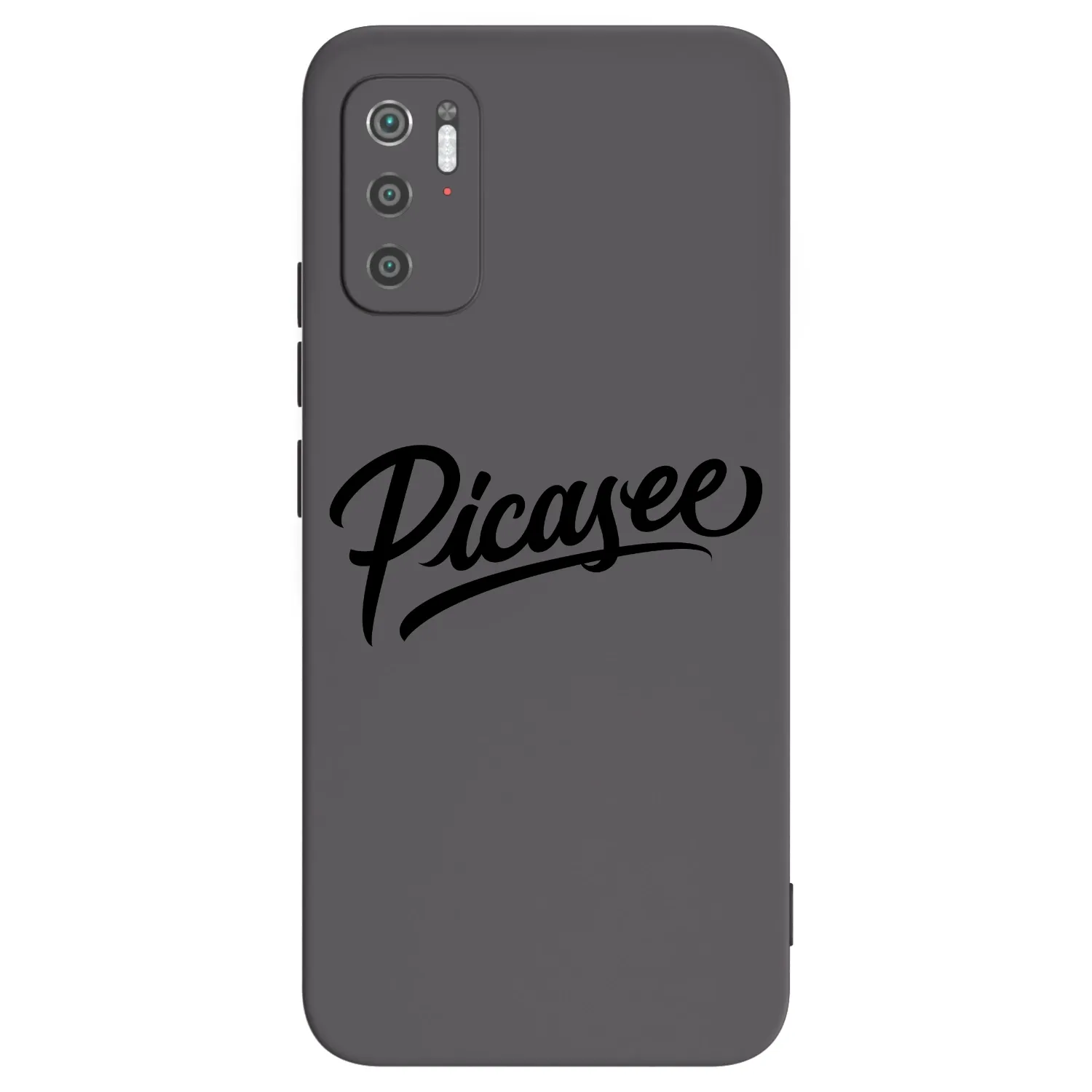 Picasee Μαύρη θήκη σιλικόνης για Xiaomi Poco M3 Pro 5G - Picasee - old logo - black
