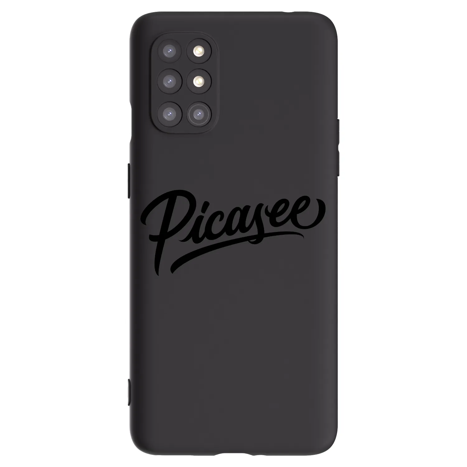 Picasee Μαύρη θήκη σιλικόνης για OnePlus 8T - Picasee - old logo - black