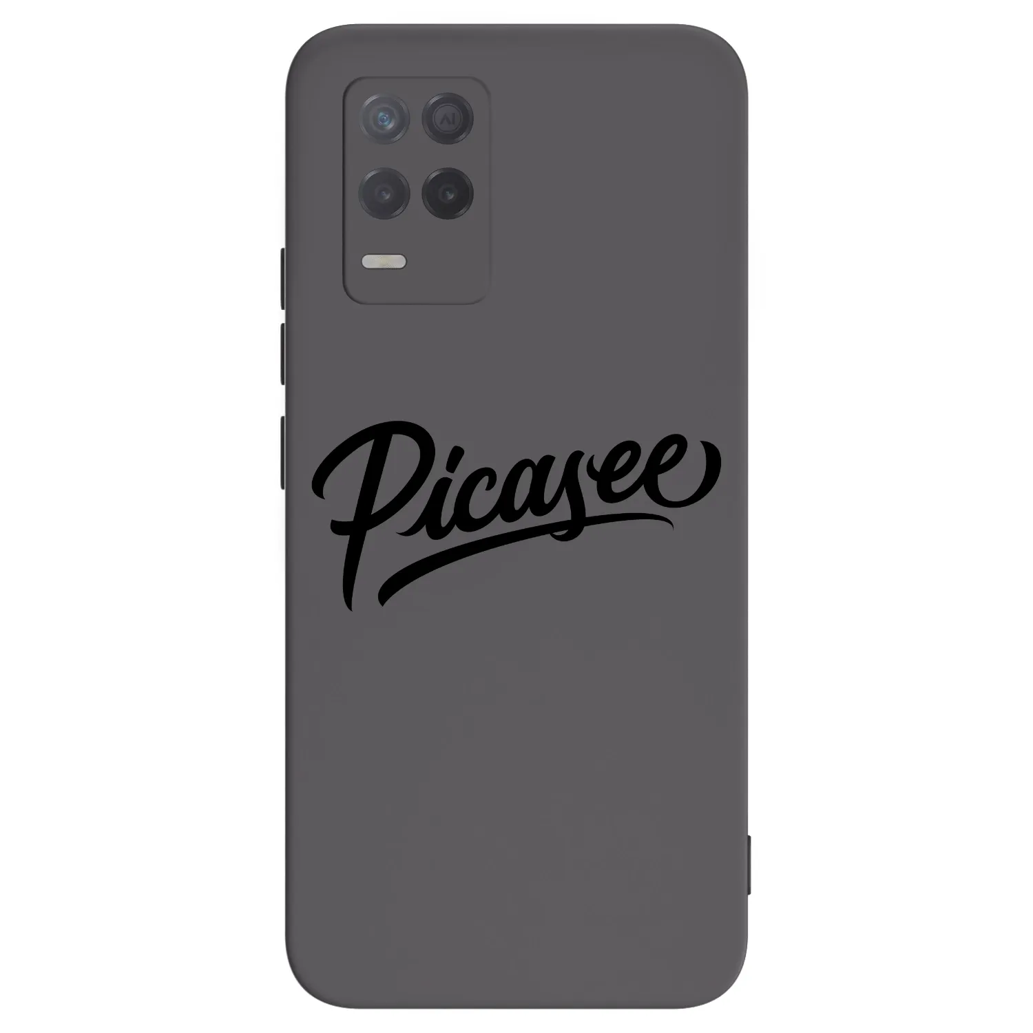 Picasee Μαύρη θήκη σιλικόνης για Realme 8 5G - Picasee - old logo - black