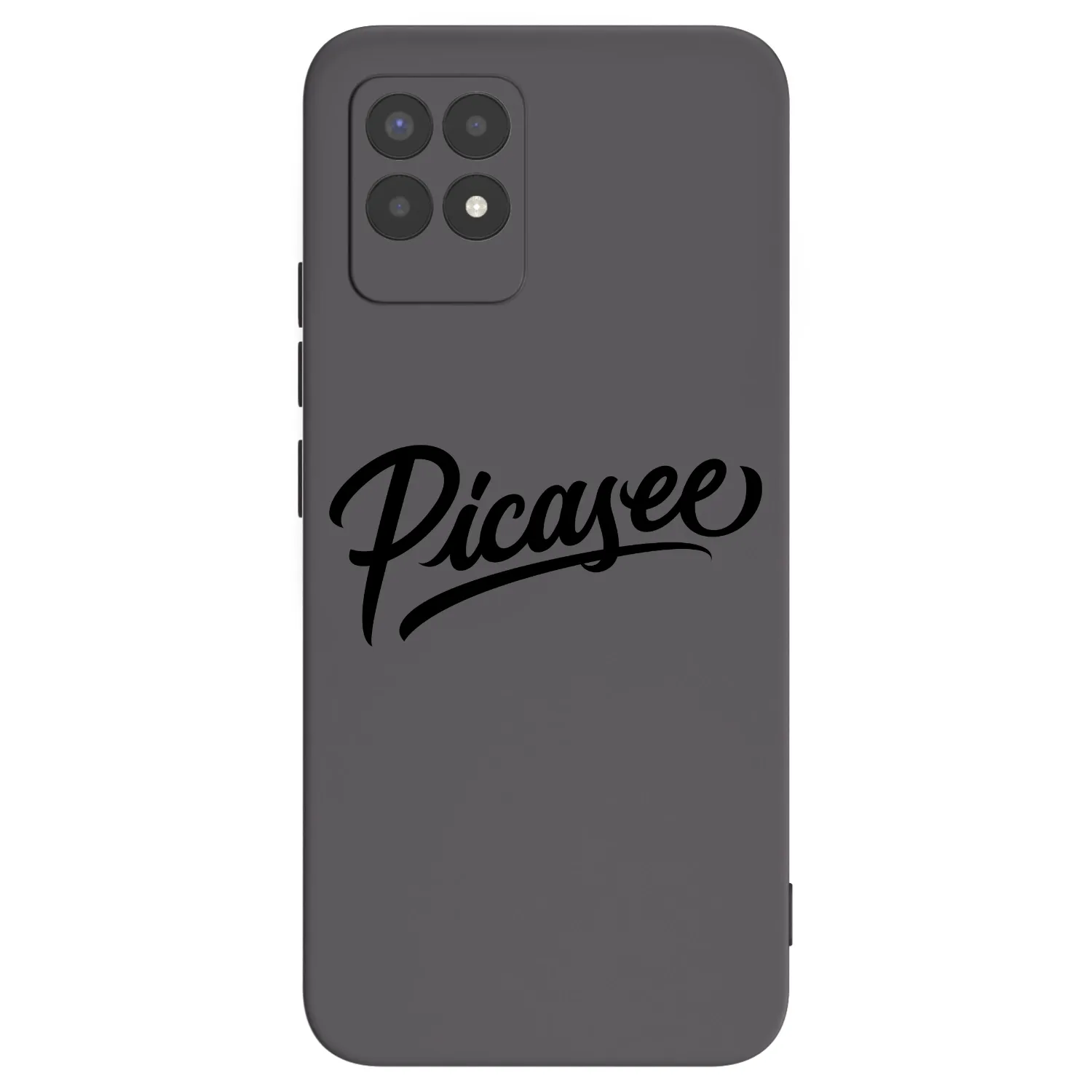 Picasee Μαύρη θήκη σιλικόνης για Realme 8i - Picasee - old logo - black