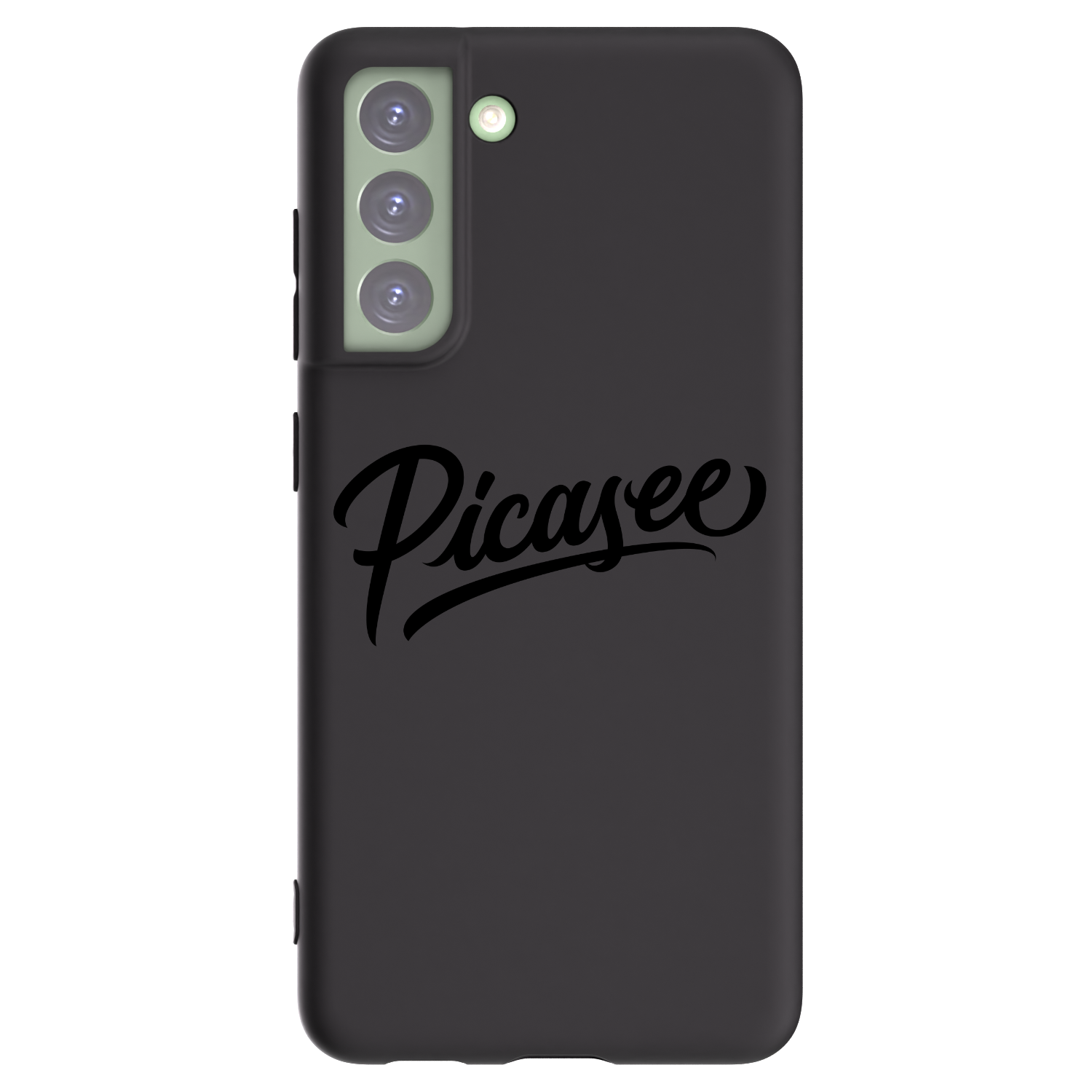 Picasee Μαύρη θήκη σιλικόνης για Samsung Galaxy S21 FE 5G - Picasee - old logo - black