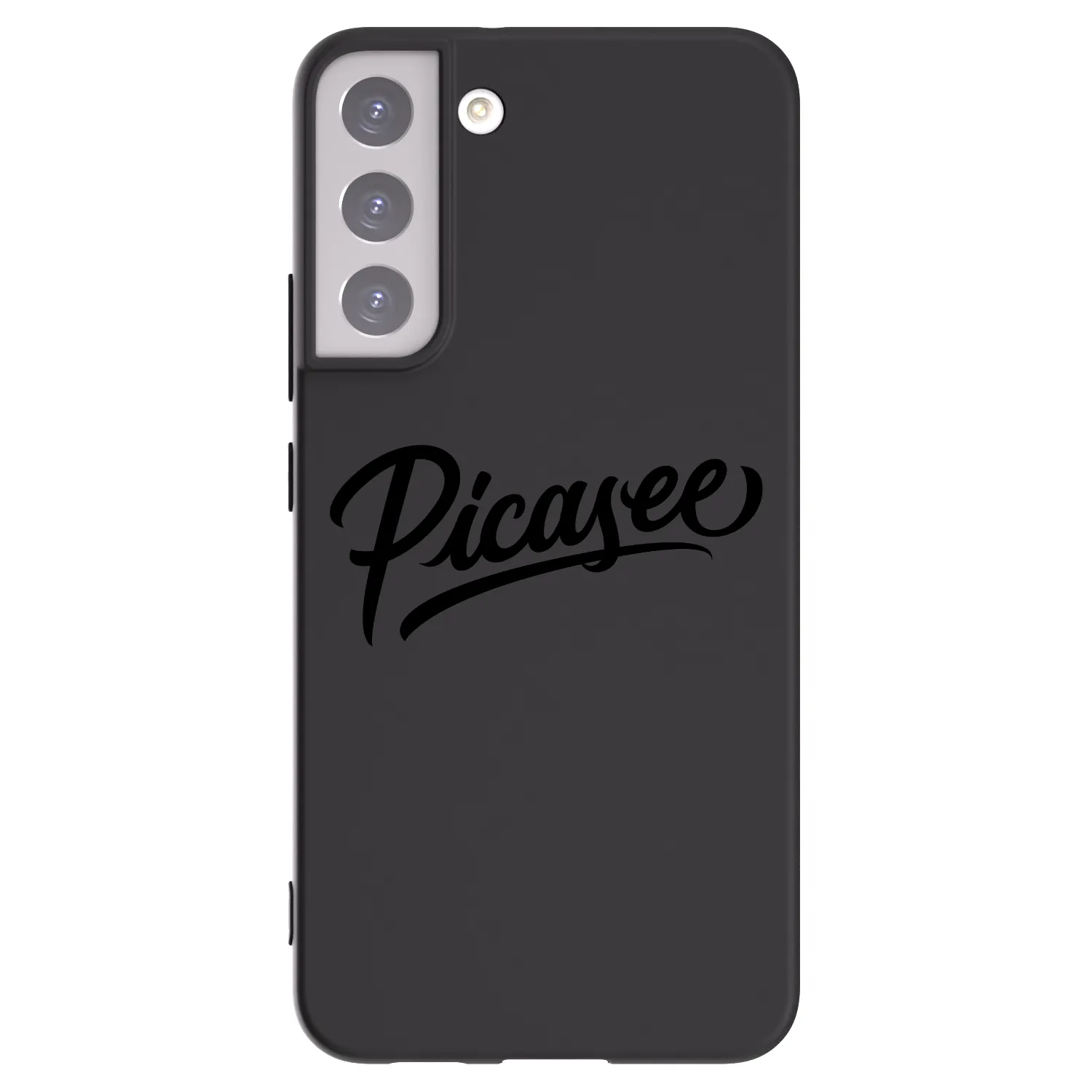 Picasee Μαύρη θήκη σιλικόνης για Samsung Galaxy S22+ 5G - Picasee - old logo - black