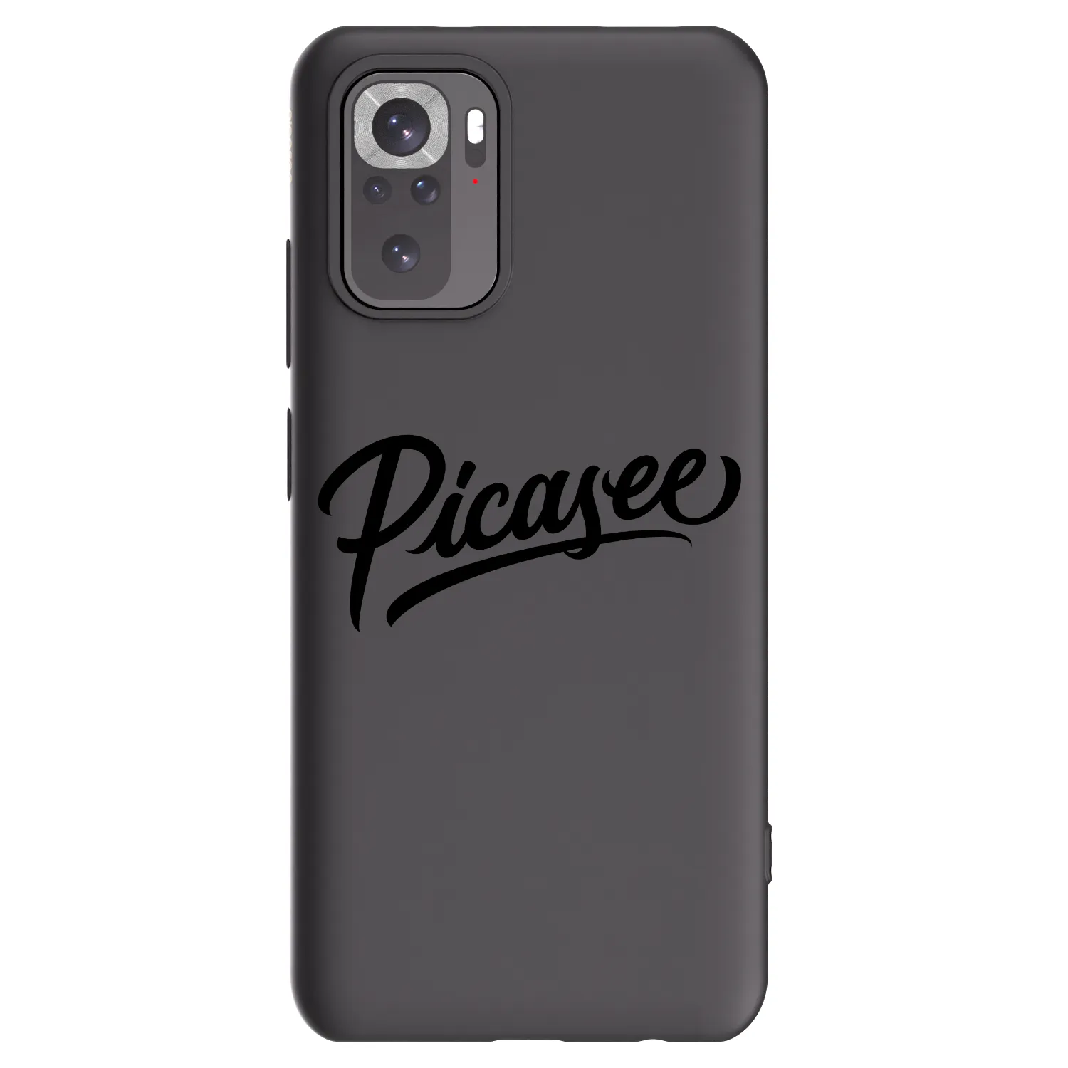 Picasee Μαύρη θήκη σιλικόνης για Xiaomi Redmi Note 11S 4G - Picasee - old logo - black