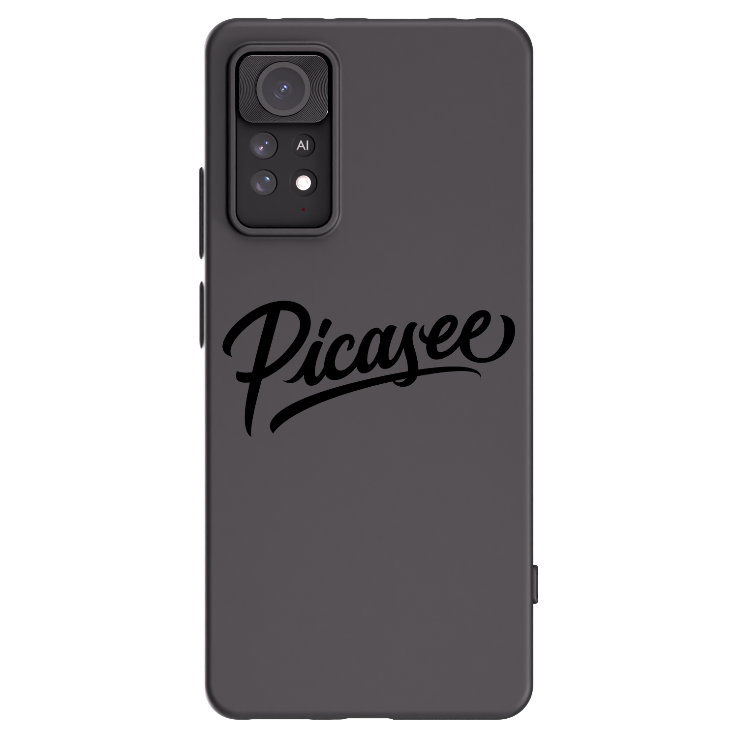 Picasee Μαύρη θήκη σιλικόνης για Xiaomi Redmi Note 11 Pro 5G - Picasee - old logo - black