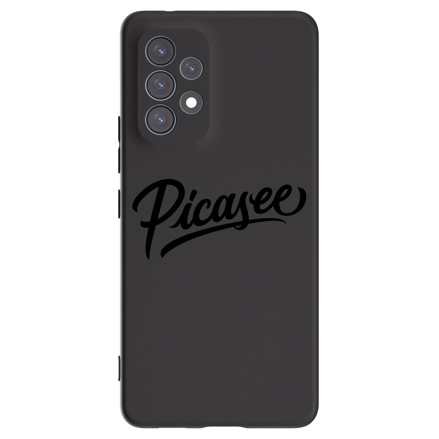 Picasee Μαύρη θήκη σιλικόνης για Samsung Galaxy A53 5G A536 - Picasee - old logo - black