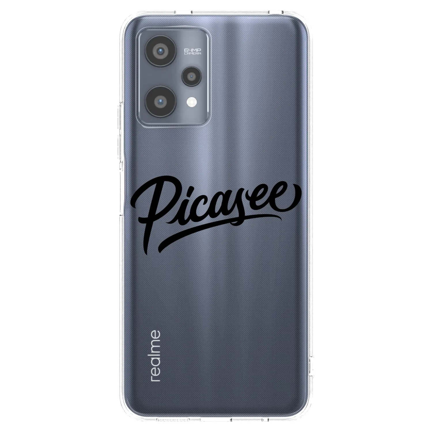 Picasee διαφανής θήκη σιλικόνης Realme 9 Pro 5G - Picasee - old logo - black