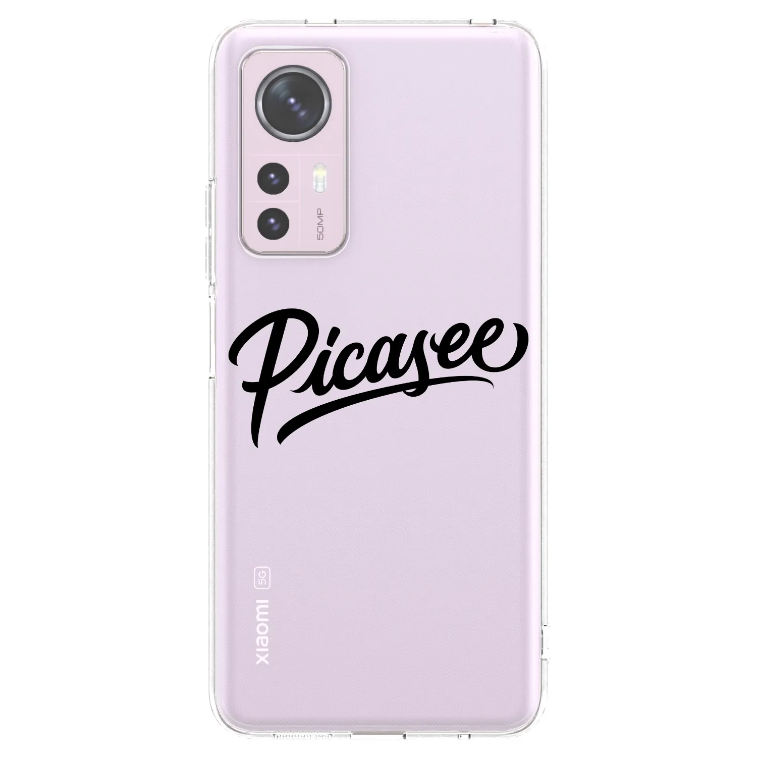 Picasee διαφανής θήκη σιλικόνης Xiaomi 12 - Picasee - old logo - black