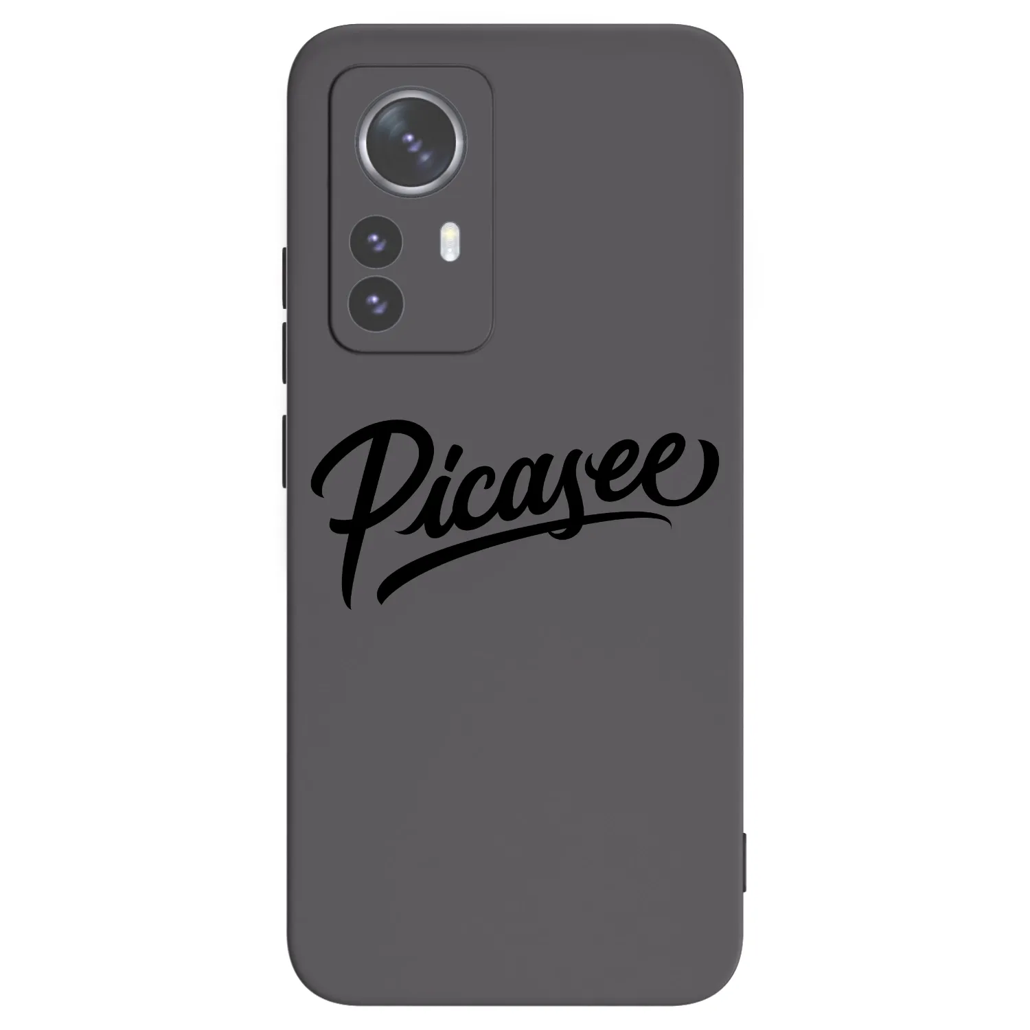 Picasee Μαύρη θήκη σιλικόνης για Xiaomi 12 Pro - Picasee - old logo - black