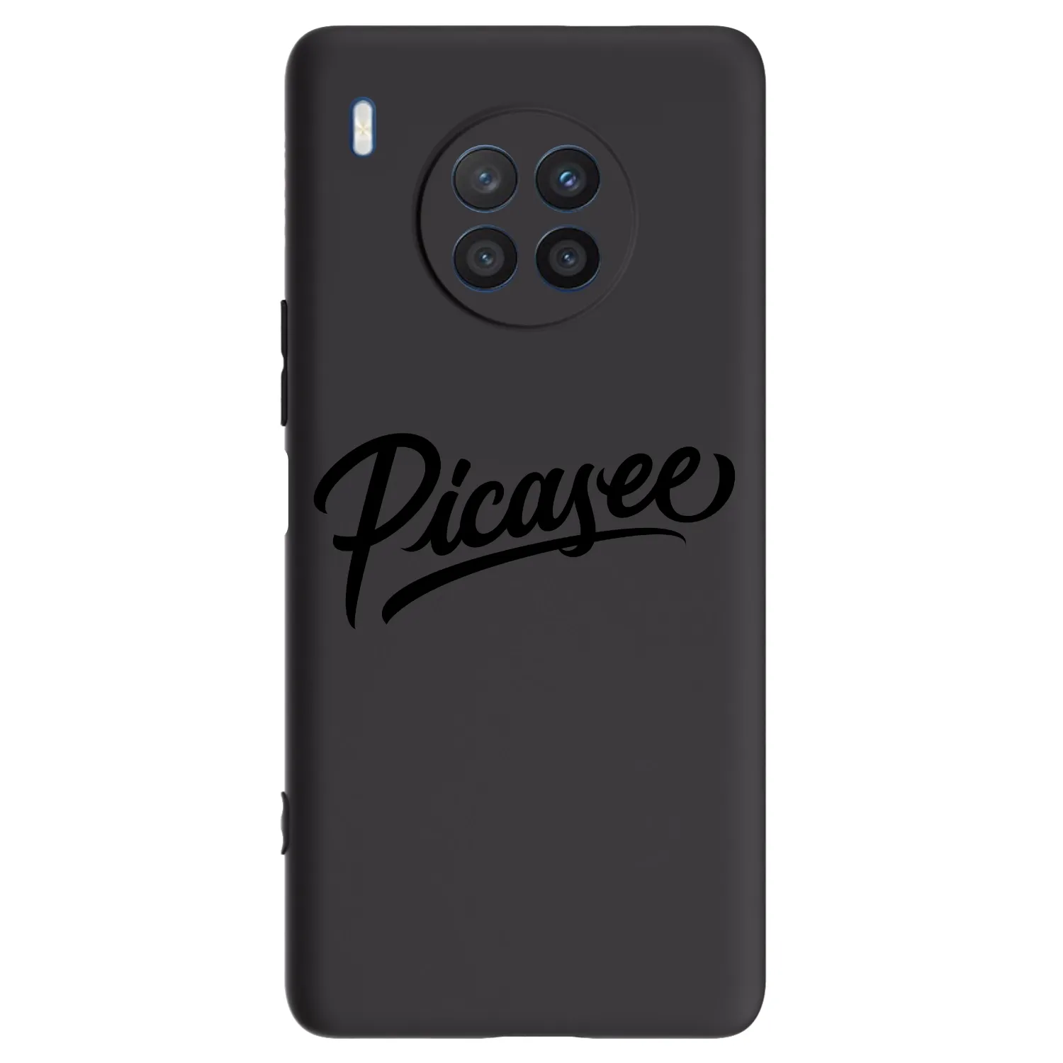 Picasee Μαύρη θήκη σιλικόνης για Honor 50 Lite - Picasee - old logo - black