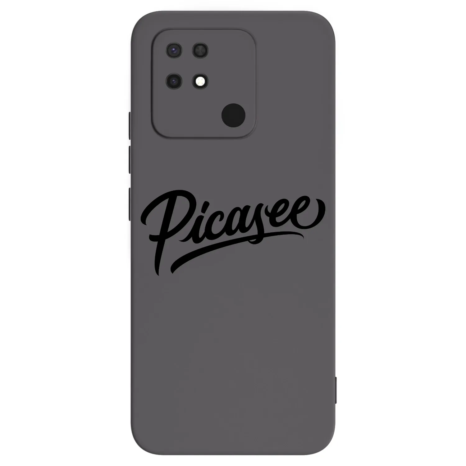 Picasee Μαύρη θήκη σιλικόνης για Xiaomi Redmi 10C - Picasee - old logo - black