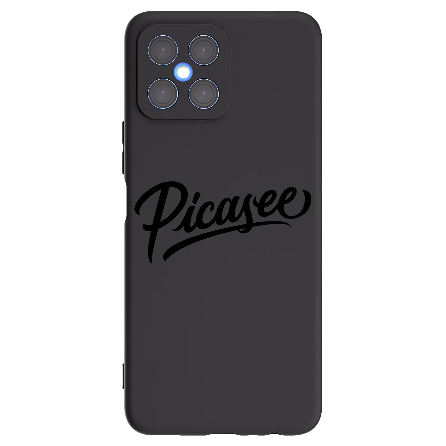 Picasee Μαύρη θήκη σιλικόνης για Honor X8 4G - Picasee - old logo - black