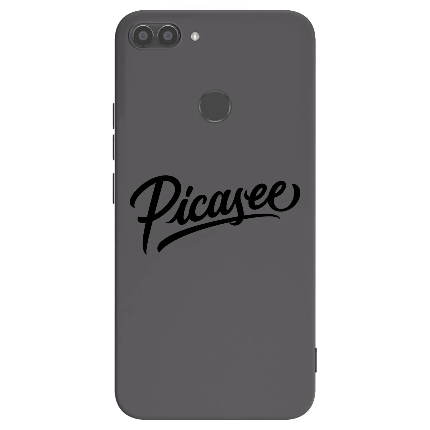Picasee Μαύρη θήκη σιλικόνης για Huawei P Smart - Picasee - old logo - black