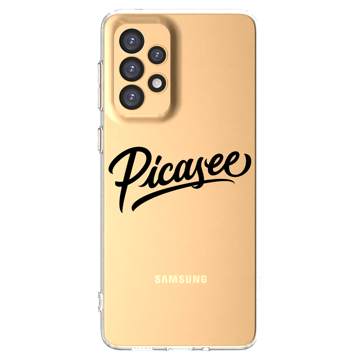 Picasee διαφανής θήκη σιλικόνης Samsung Galaxy A33 5G A336 - Picasee - old logo - black