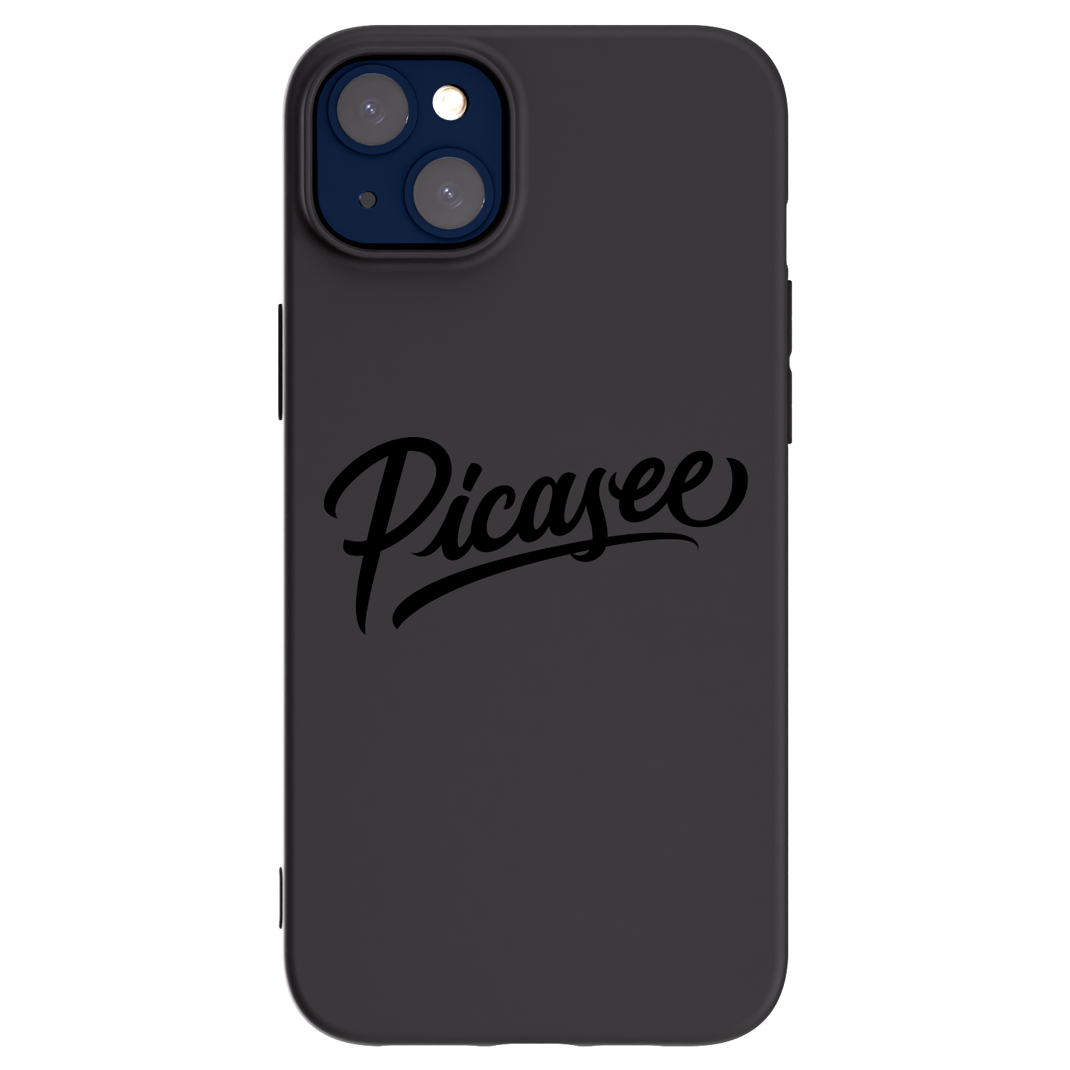 Picasee Μαύρη θήκη σιλικόνης για Apple iPhone 14 Plus - Picasee - old logo - black