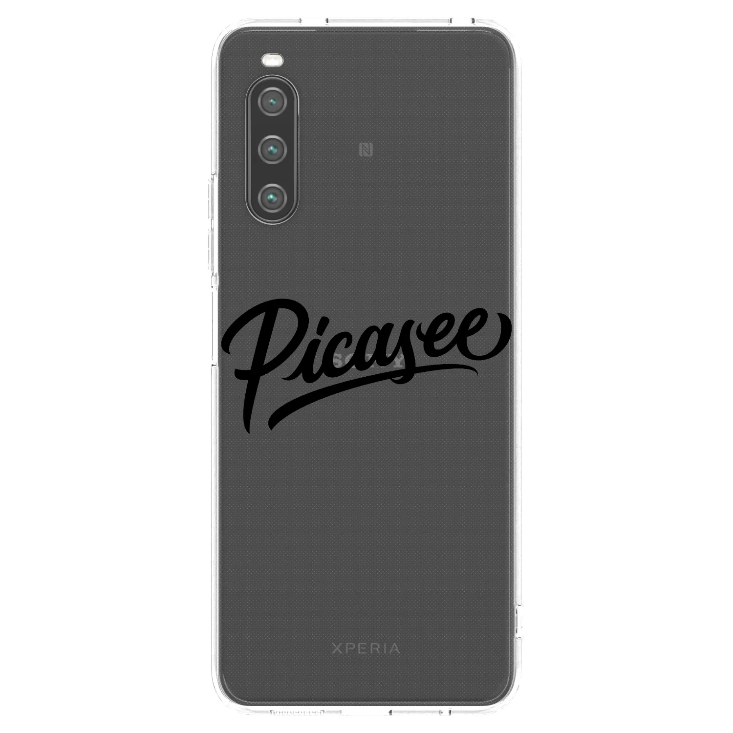 Picasee διαφανής θήκη σιλικόνης Sony Xperia 10 IV 5G - Picasee - old logo - black