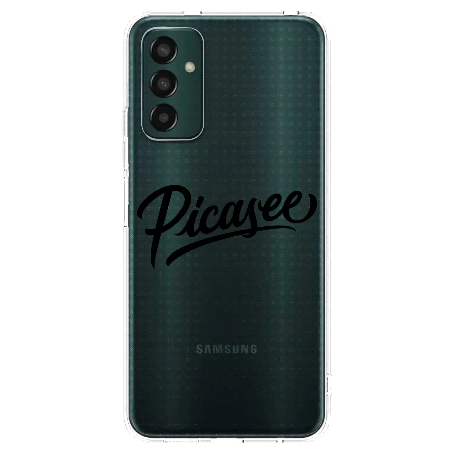 Picasee διαφανής θήκη σιλικόνης Samsung Galaxy M13 M135F - Picasee - old logo - black