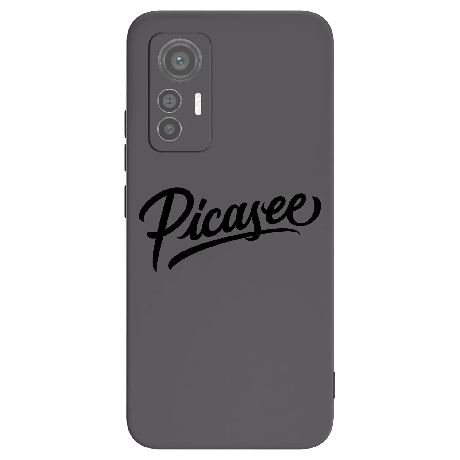 Picasee Μαύρη θήκη σιλικόνης για Xiaomi 12 Lite - Picasee - old logo - black