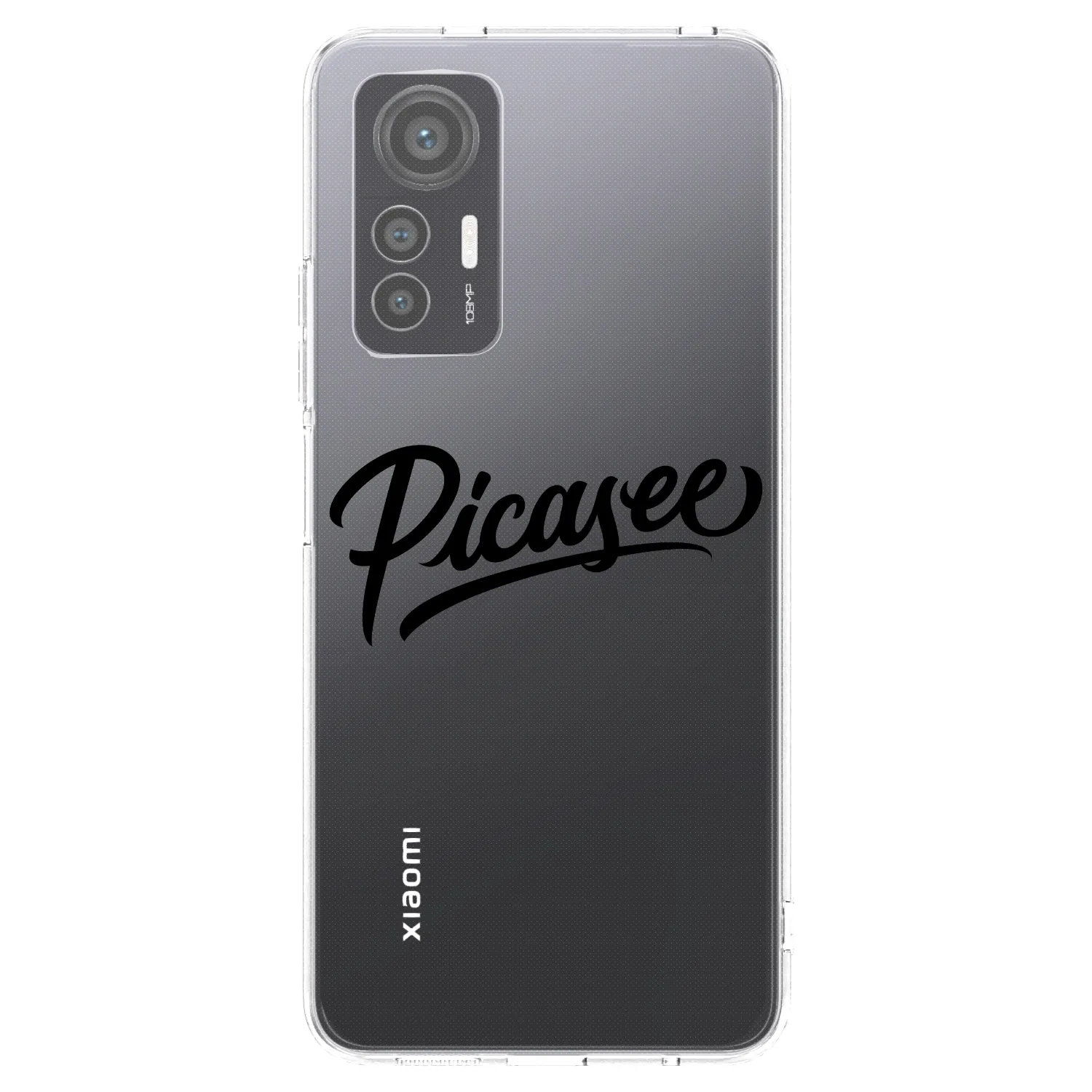 Picasee διαφανής θήκη σιλικόνης Xiaomi 12 Lite - Picasee - old logo - black