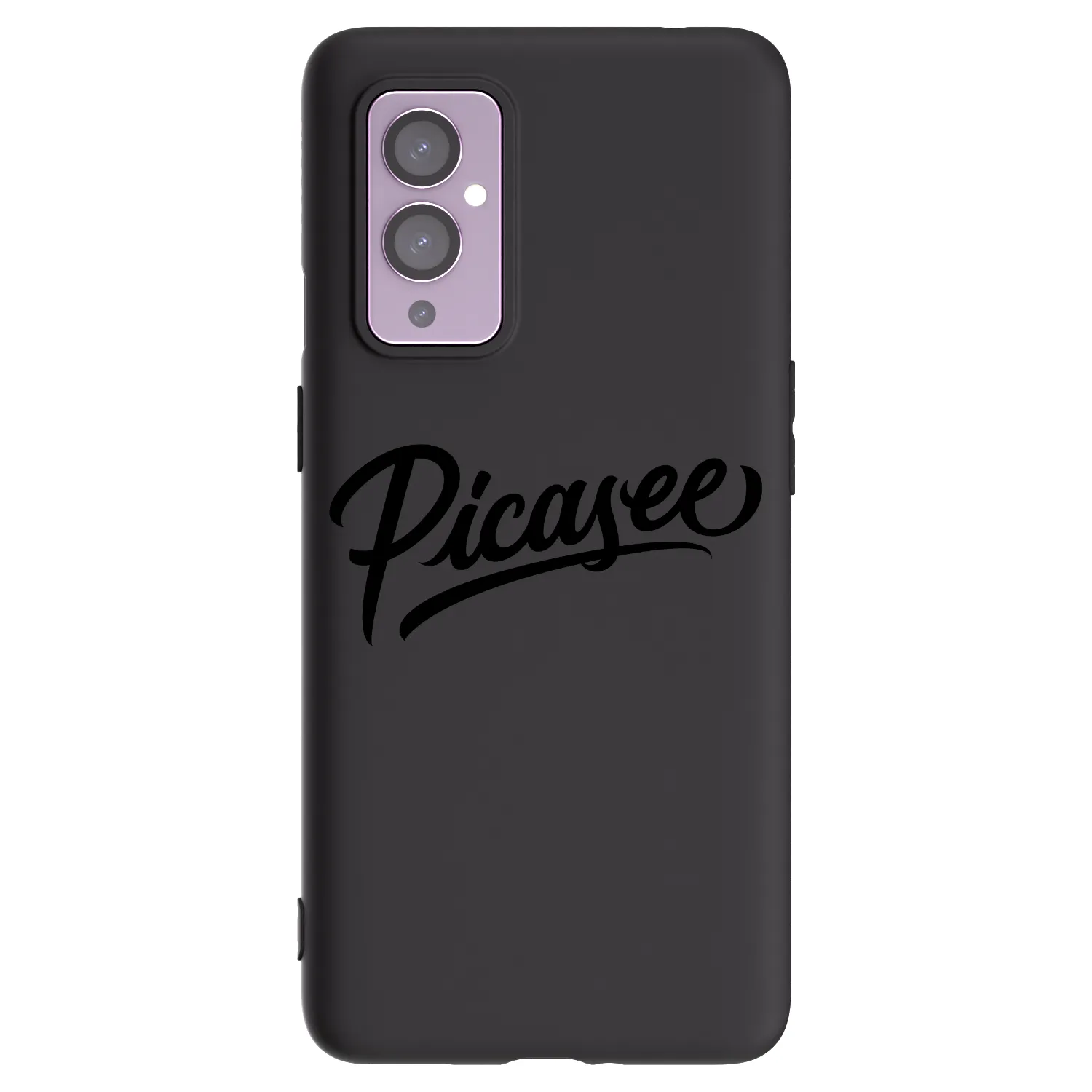 Picasee Μαύρη θήκη σιλικόνης για OnePlus 9 - Picasee - old logo - black