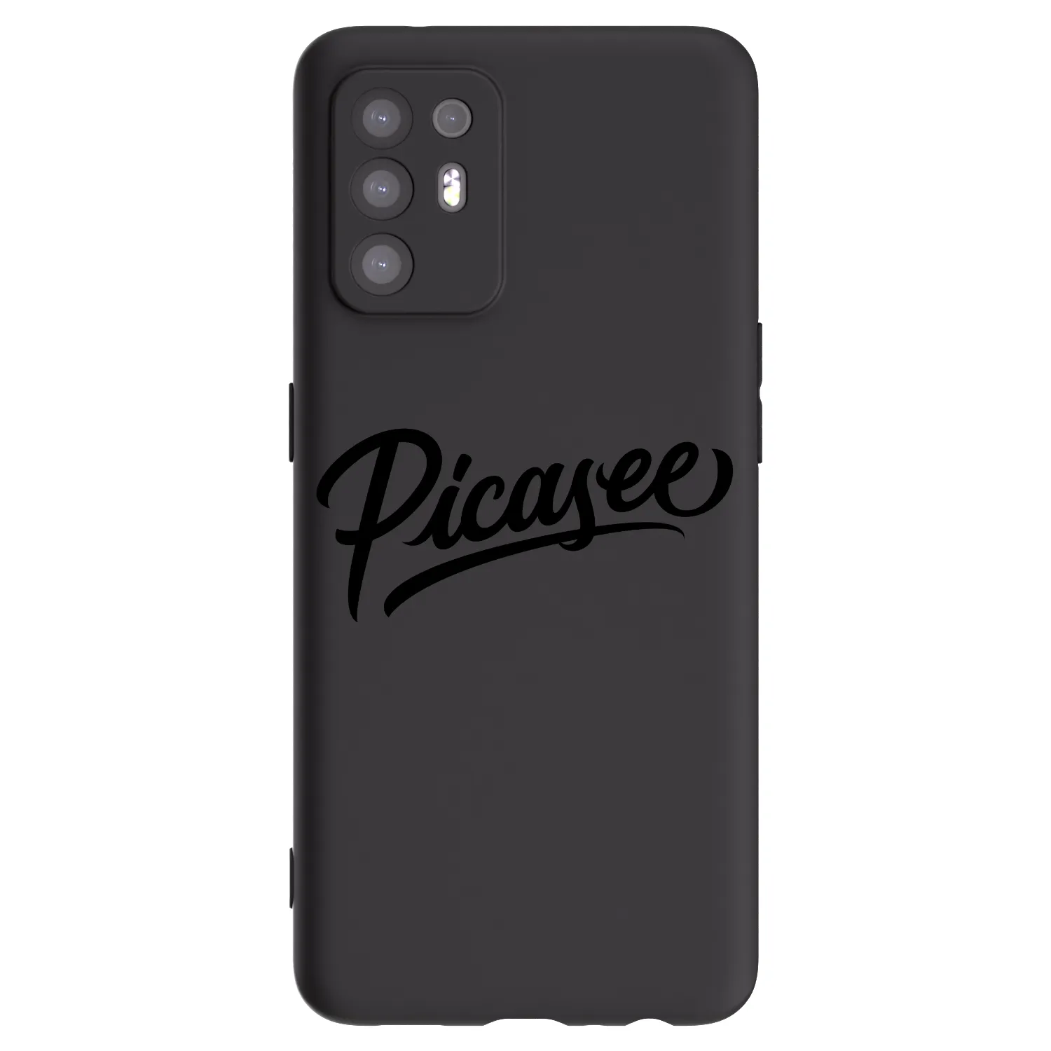 Picasee Μαύρη θήκη σιλικόνης για OPPO A94 5G - Picasee - old logo - black