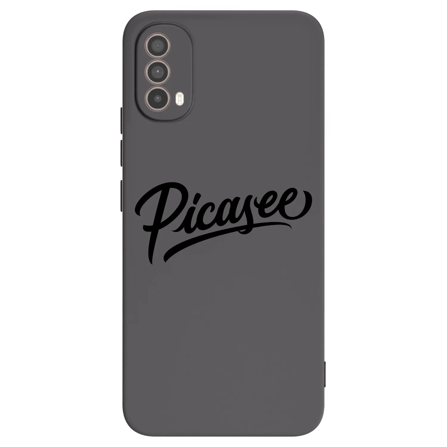 Picasee Μαύρη θήκη σιλικόνης για Motorola Moto E40 - Picasee - old logo - black