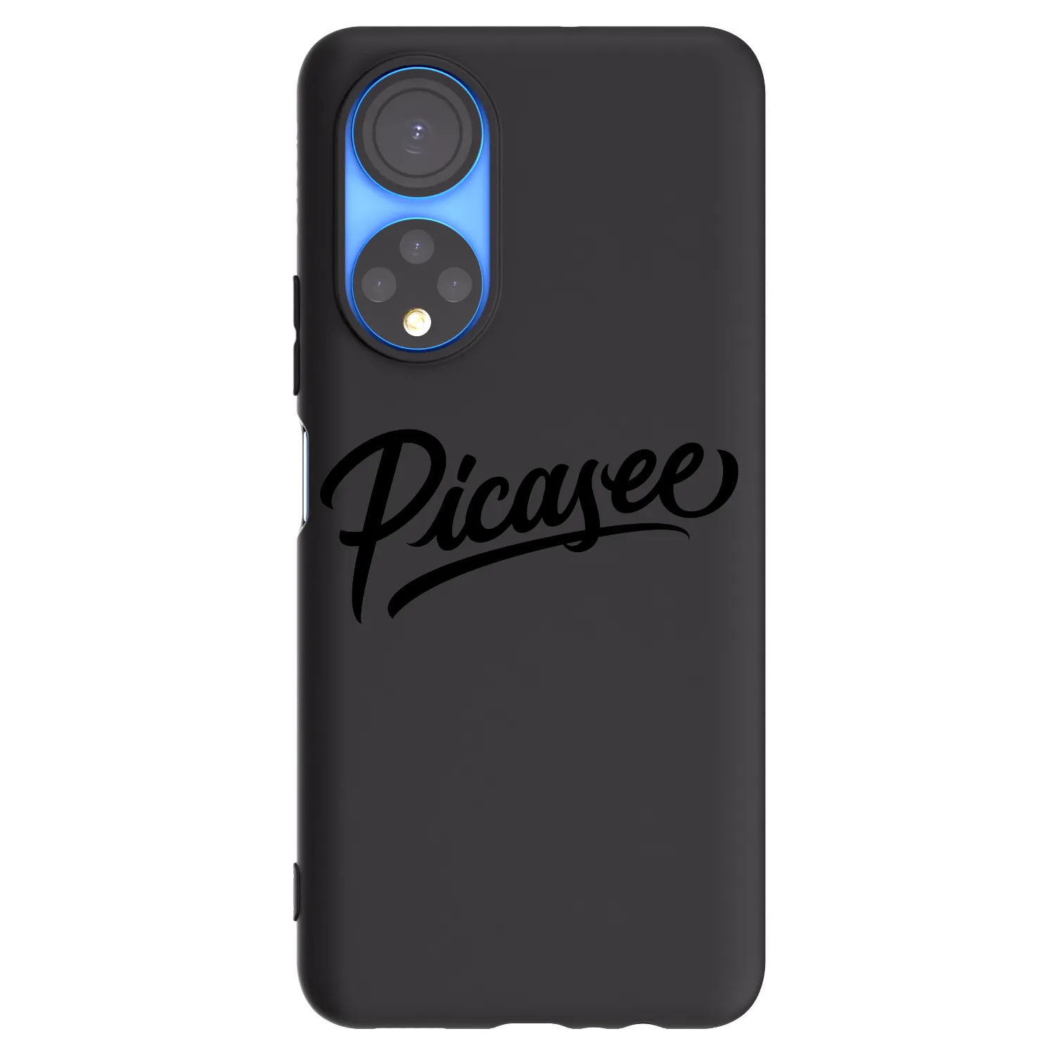 Picasee Μαύρη θήκη σιλικόνης για Honor X7 - Picasee - old logo - black