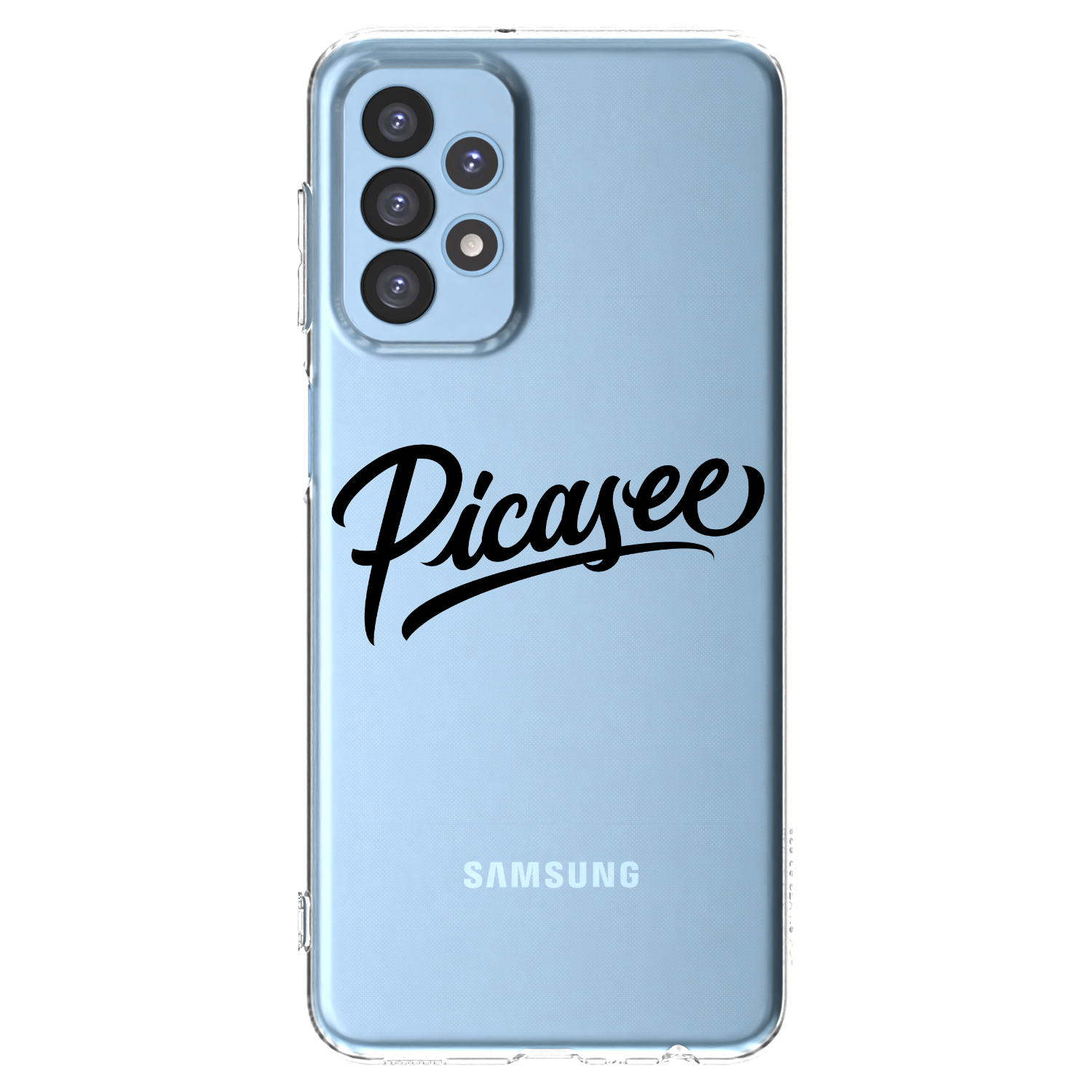 Picasee διαφανής θήκη σιλικόνης Samsung Galaxy A23 A235F 4G - Picasee - old logo - black