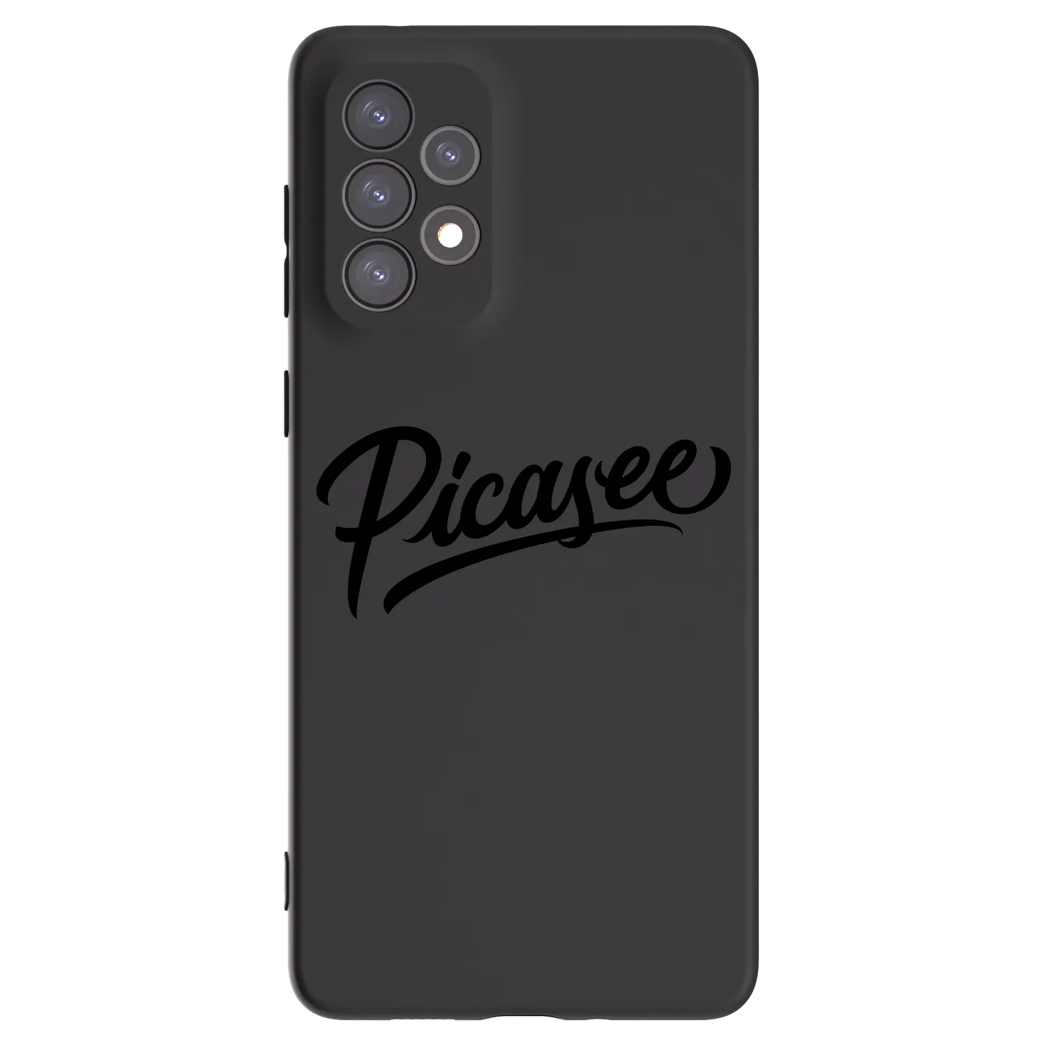 Picasee Μαύρη θήκη σιλικόνης για Samsung Galaxy A73 5G - Picasee - old logo - black