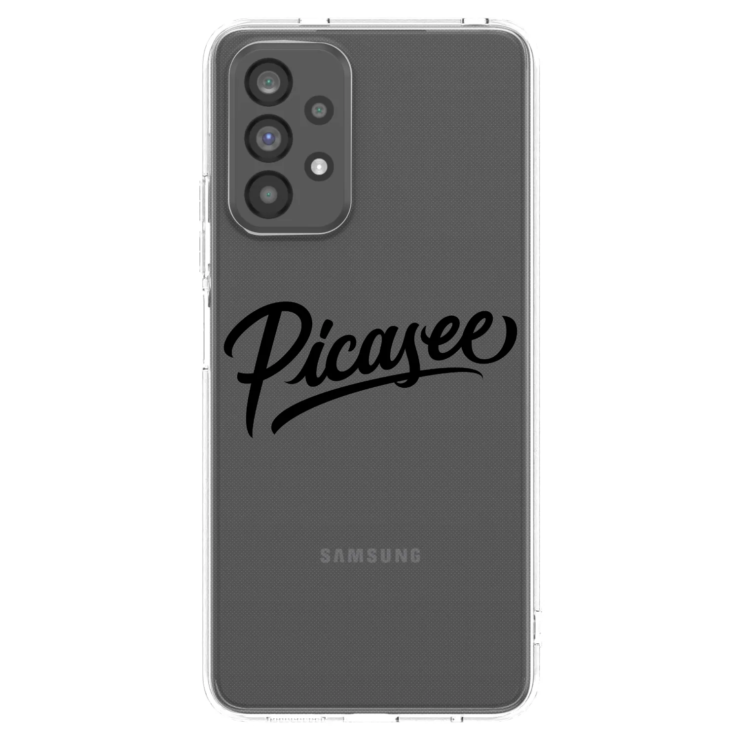 Picasee διαφανής θήκη σιλικόνης Samsung Galaxy A73 5G - Picasee - old logo - black