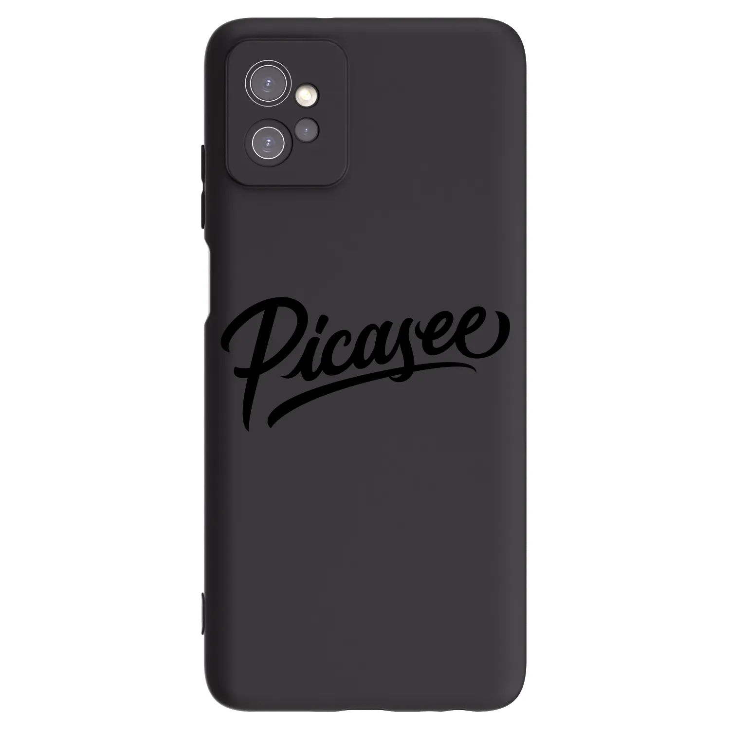 Picasee Μαύρη θήκη σιλικόνης για Motorola Moto G32 - Picasee - old logo - black