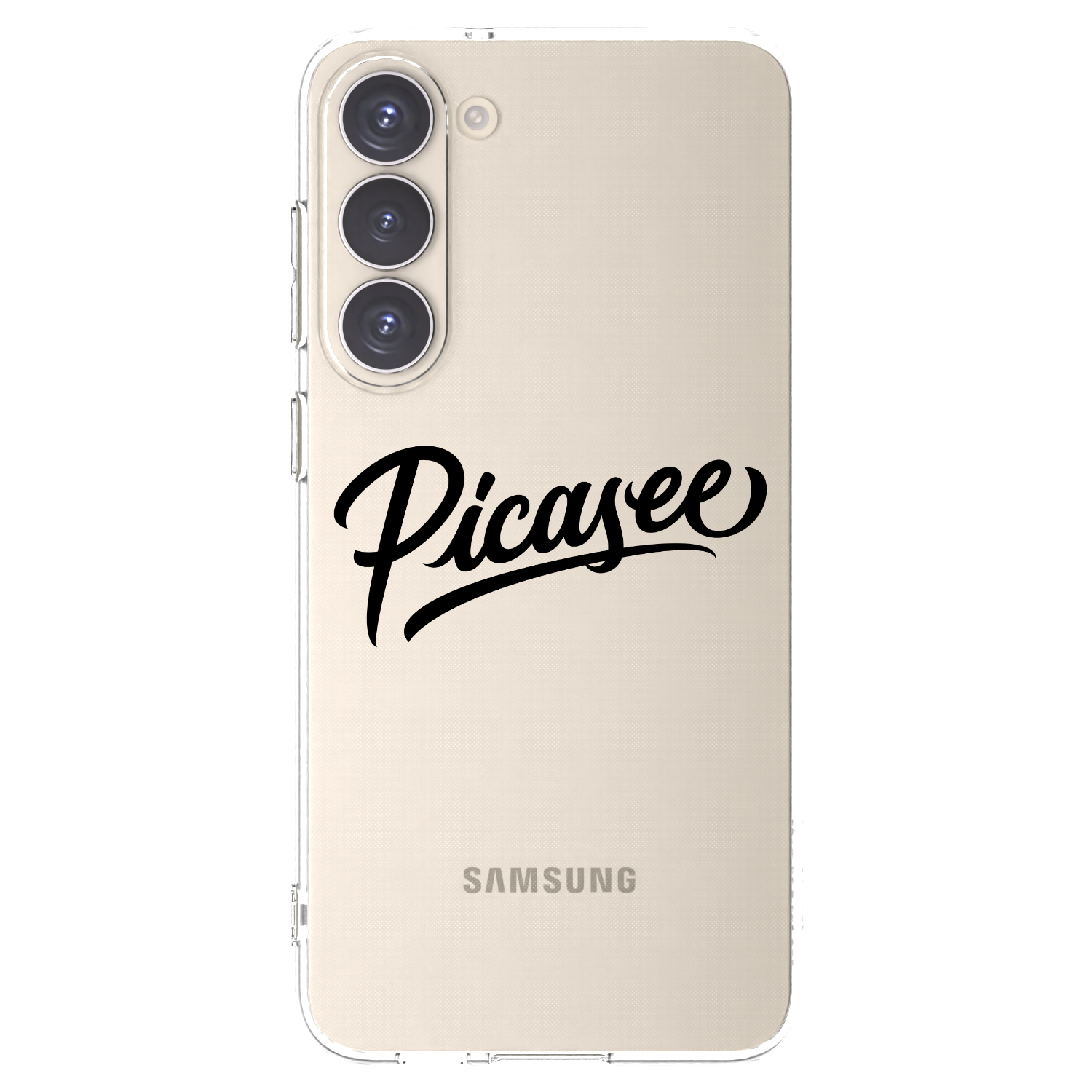 Picasee διαφανής θήκη σιλικόνης Samsung Galaxy S23+ 5G - Picasee - old logo - black