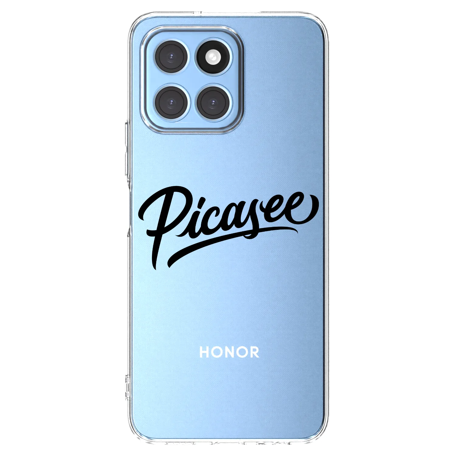 Picasee διαφανής θήκη σιλικόνης Honor X6 - Picasee - old logo - black