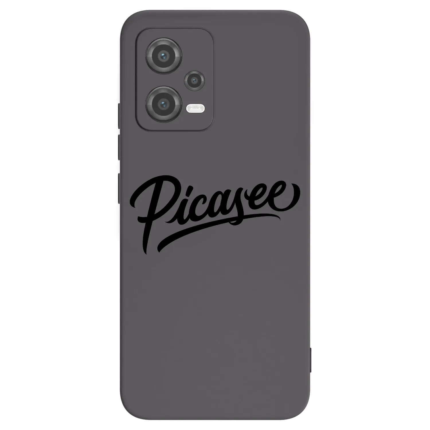 Picasee Μαύρη θήκη σιλικόνης για Xiaomi Poco X5 - Picasee - old logo - black