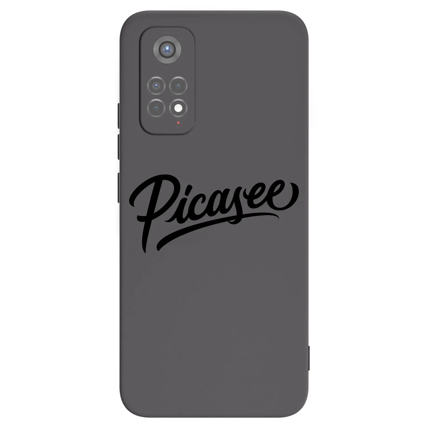 Picasee Μαύρη θήκη σιλικόνης για Xiaomi Redmi Note 11S 5G - Picasee - old logo - black