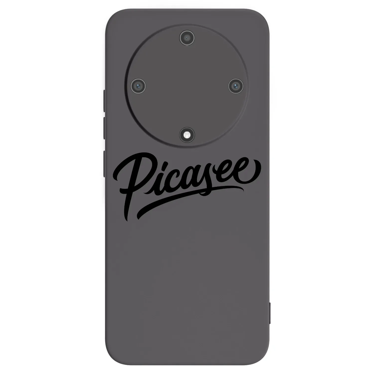 Picasee Μαύρη θήκη σιλικόνης για Honor Magic5 Lite 5G - Picasee - old logo - black