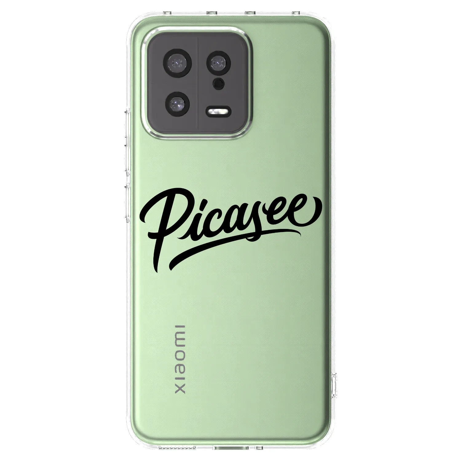 Picasee διαφανής θήκη σιλικόνης Xiaomi 13 - Picasee - old logo - black