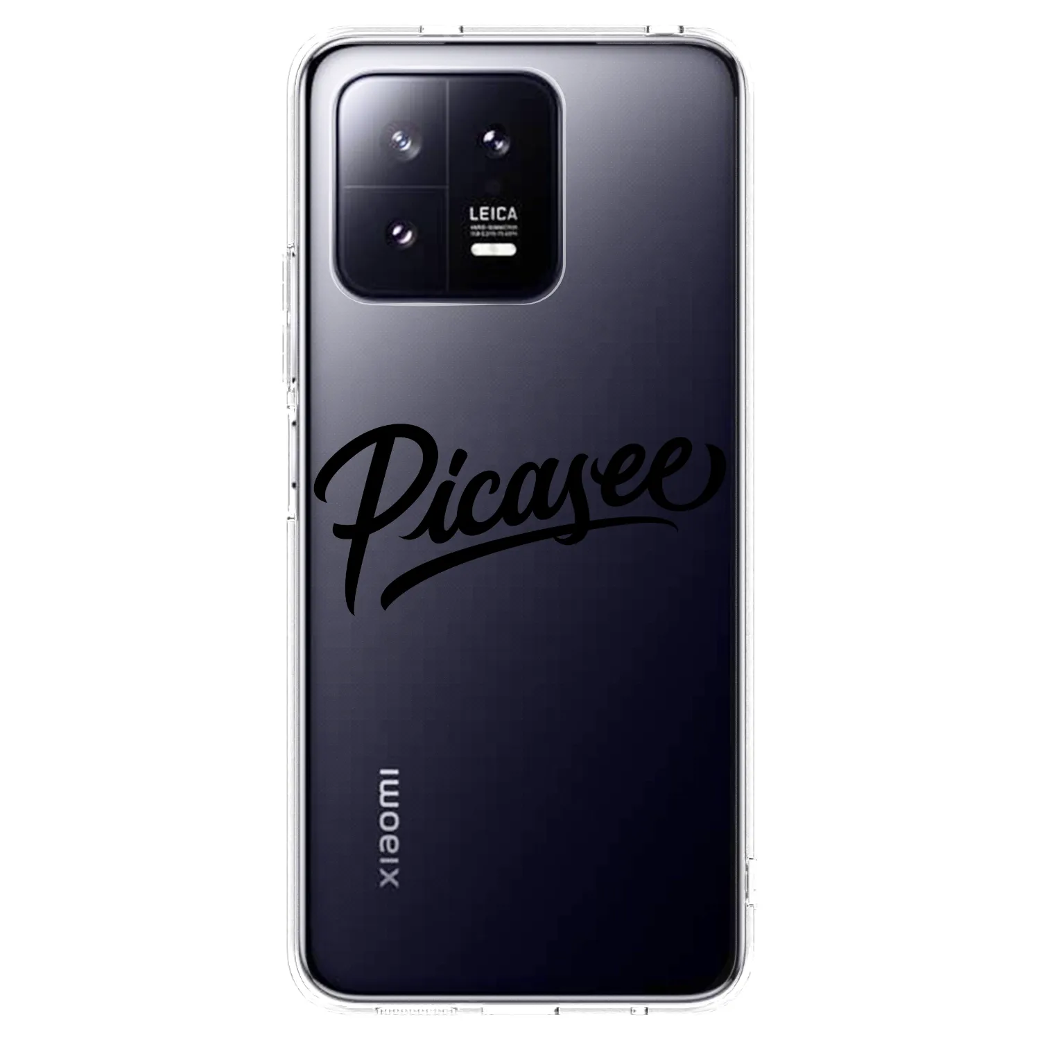 Picasee διαφανής θήκη σιλικόνης Xiaomi 13 Pro - Picasee - old logo - black