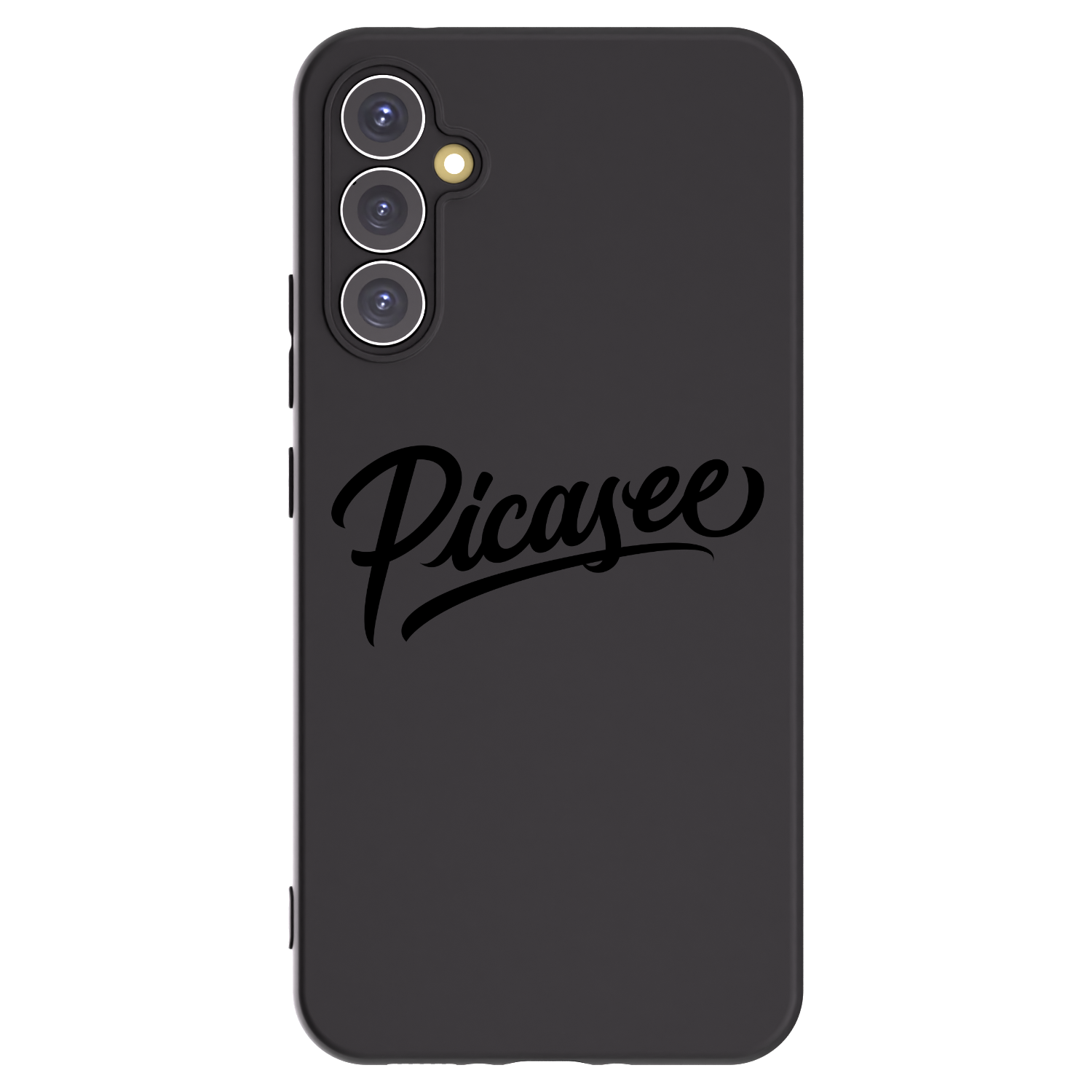 Picasee Μαύρη θήκη σιλικόνης για Samsung Galaxy A34 5G A346B - Picasee - old logo - black
