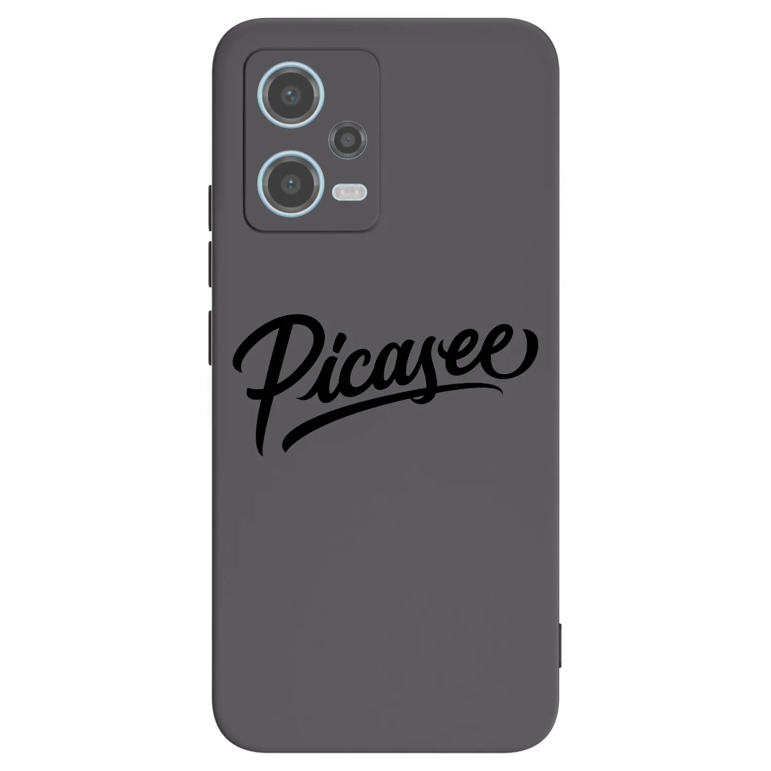 Picasee Μαύρη θήκη σιλικόνης για Xiaomi Redmi Note 12 5G - Picasee - old logo - black