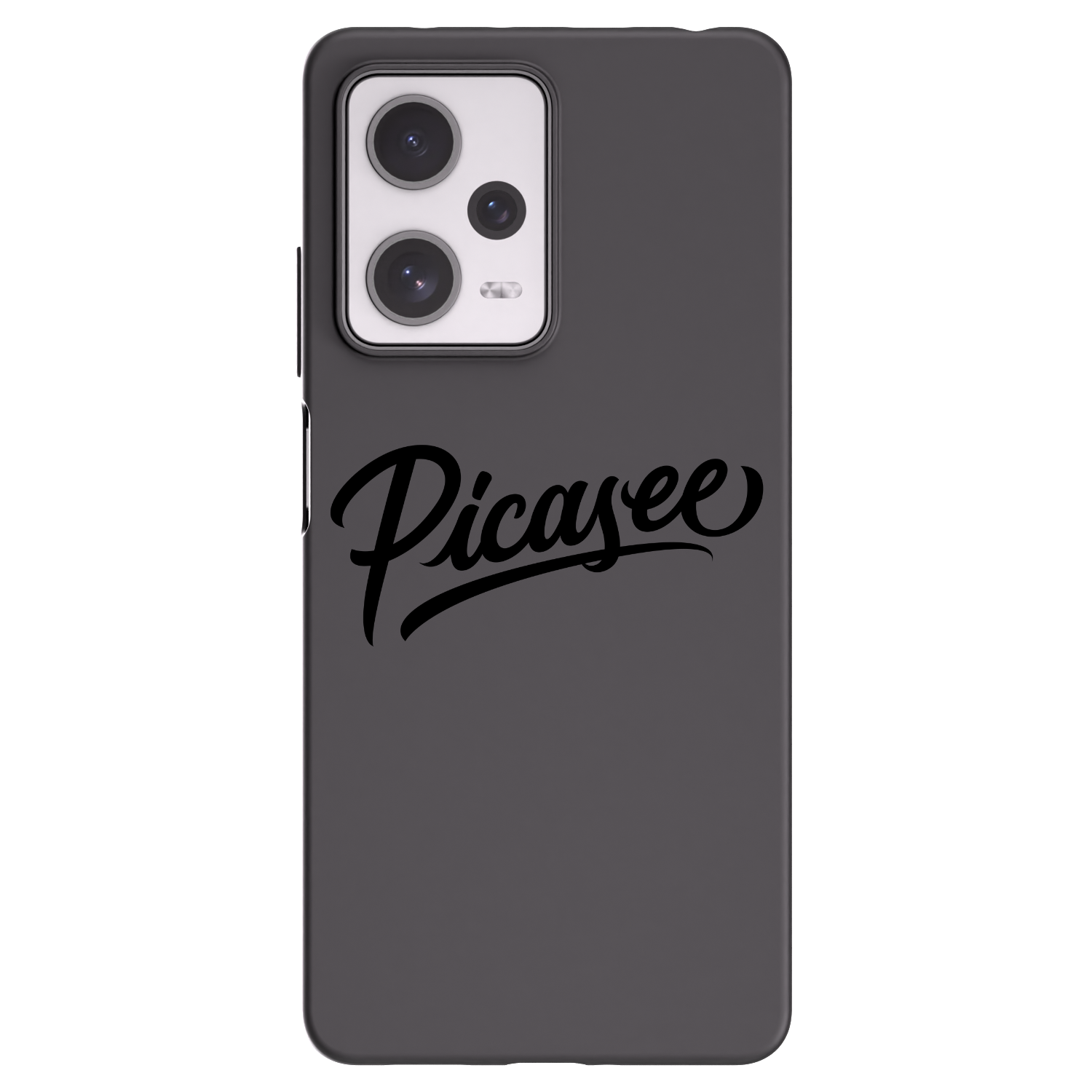 Picasee Μαύρη θήκη σιλικόνης για Xiaomi Redmi Note 12 Pro+ 5G - Picasee - old logo - black
