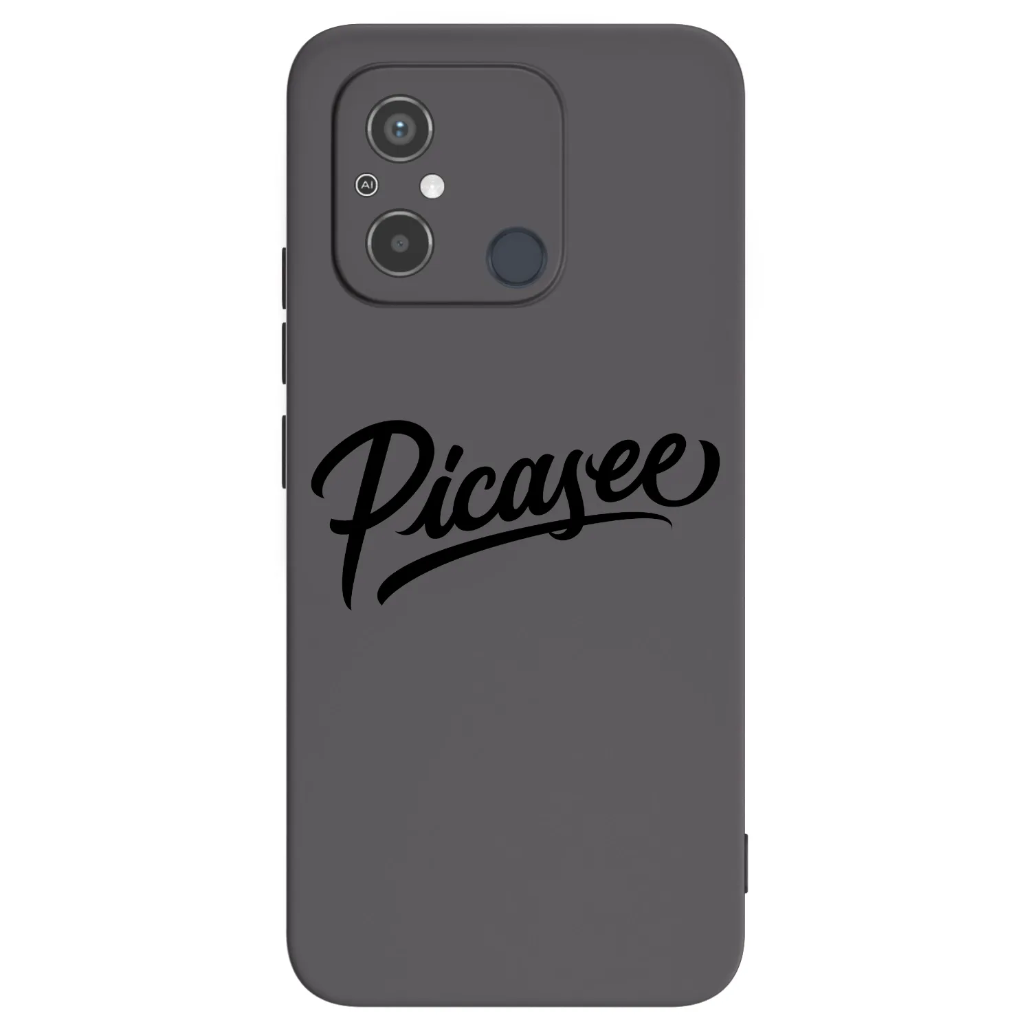 Picasee Μαύρη θήκη σιλικόνης για Xiaomi Redmi 12C - Picasee - old logo - black