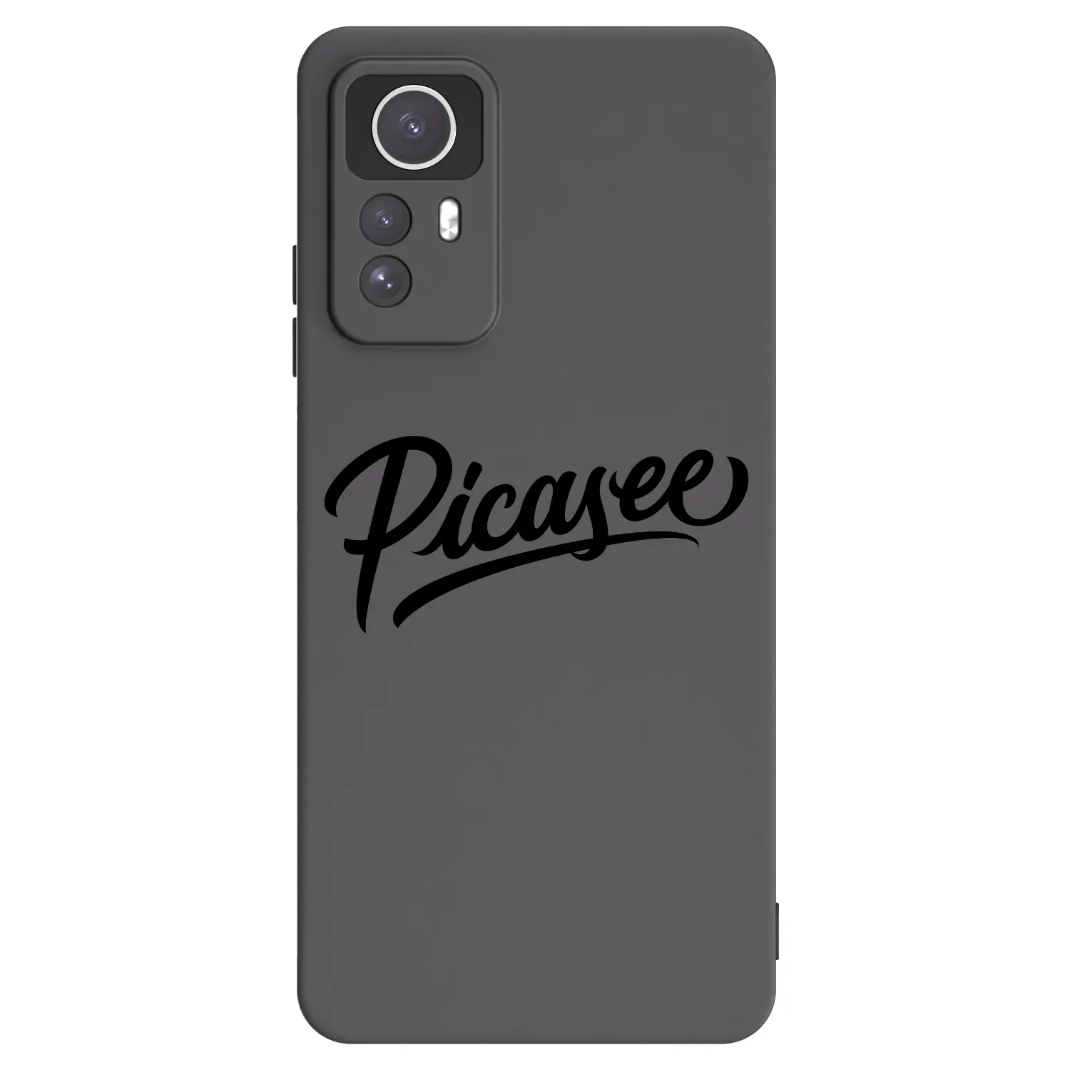 Picasee Μαύρη θήκη σιλικόνης για Xiaomi Redmi Note 12S - Picasee - old logo - black