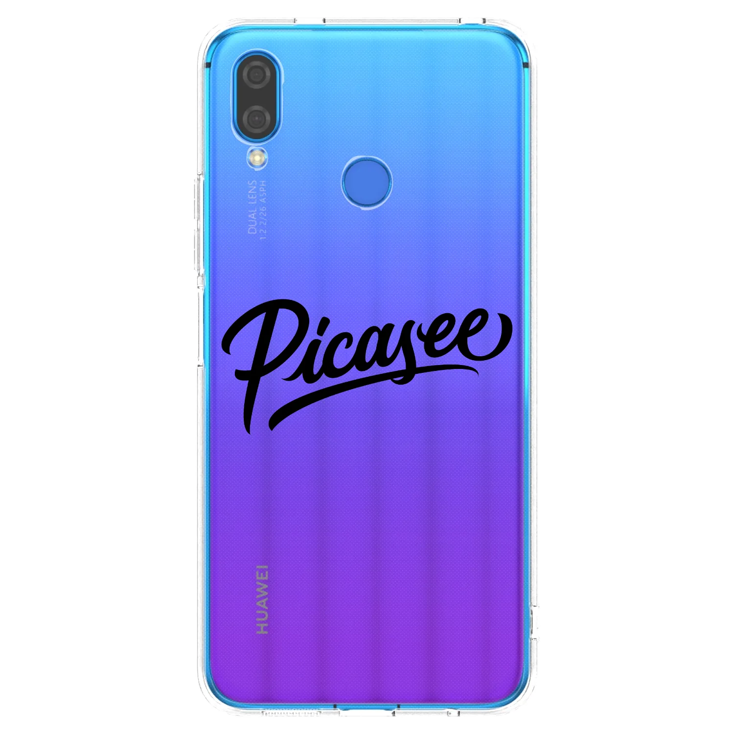 Picasee διαφανής θήκη σιλικόνης Huawei Nova 3 - Picasee - old logo - black
